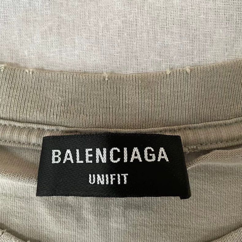 Balenciaga Balenciaga Printed Distressed Short Sleeve Shirt-2505 Size US XS / EU 42 / 0 - 3 Thumbnail