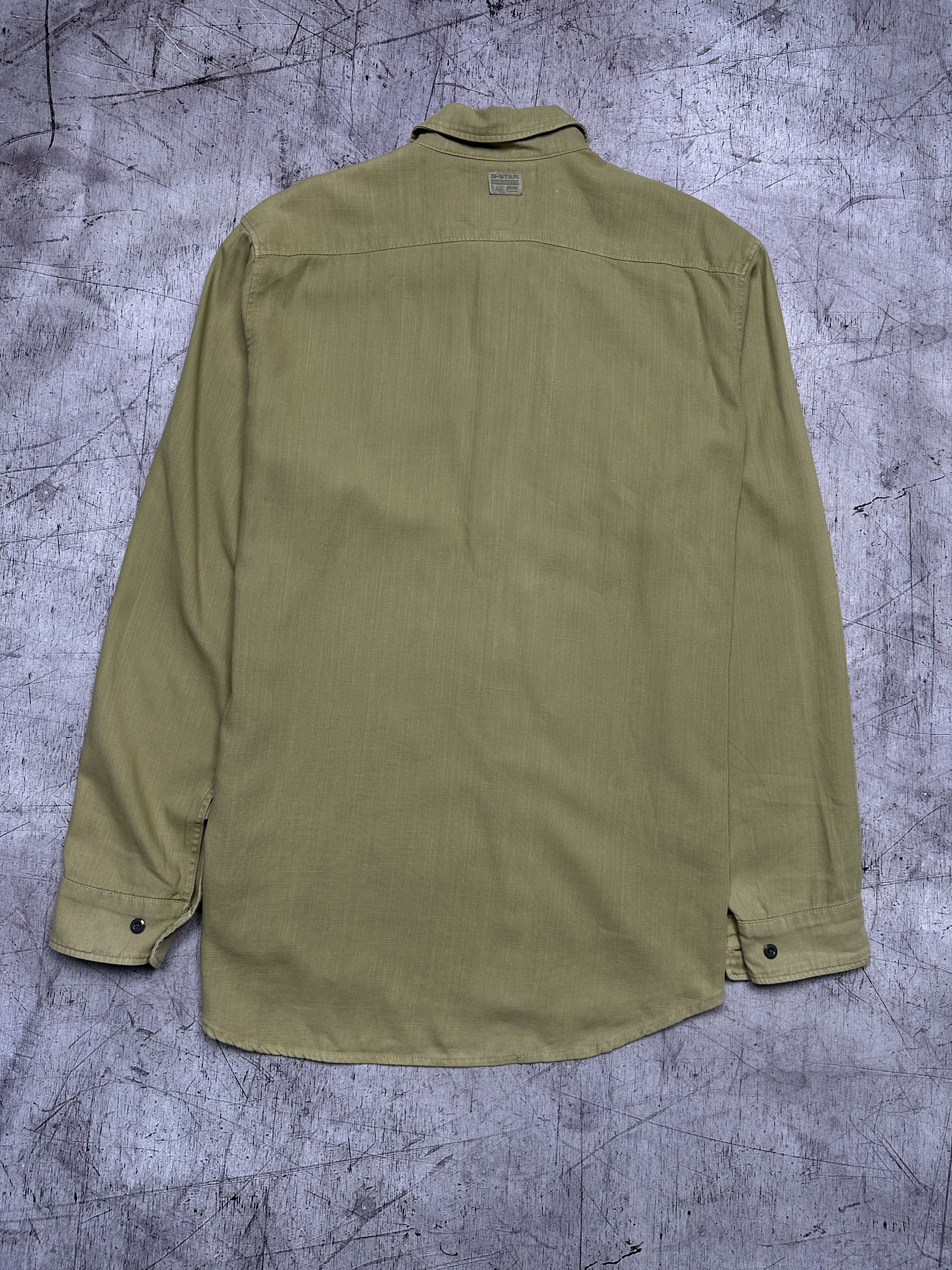 G-Star G Star Raw Mens Marine Denim Long Sleeve Slim Shirt Size US XL / EU 56 / 4 - 8 Thumbnail