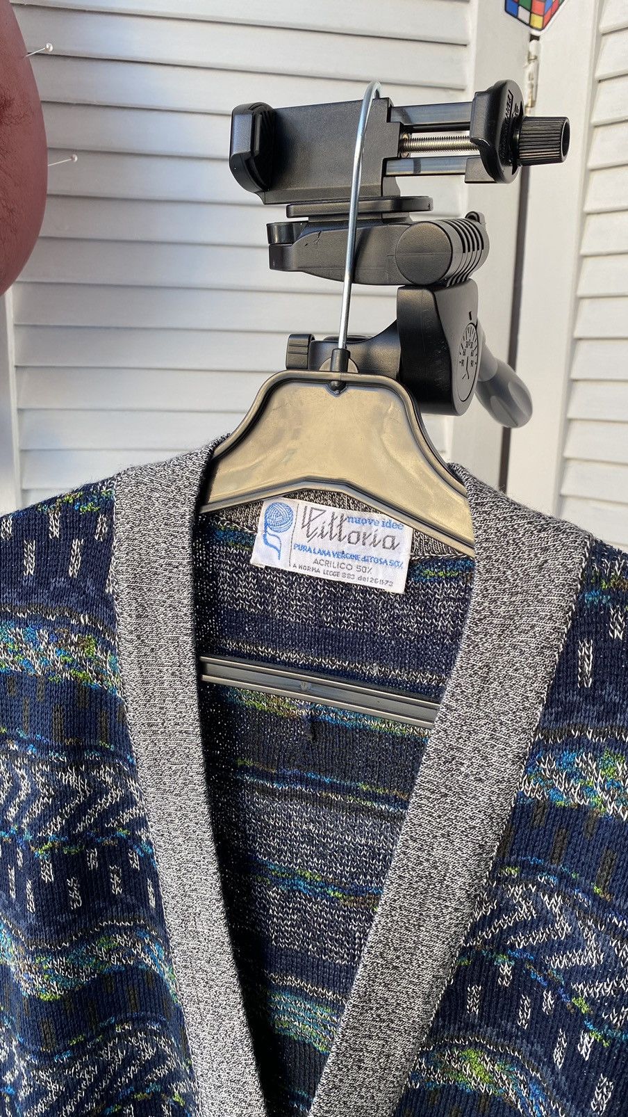 Designer × Vintage Vintage 90s Lana Knit Cardigan Sweater Button Vest Size US L / EU 52-54 / 3 - 12 Thumbnail