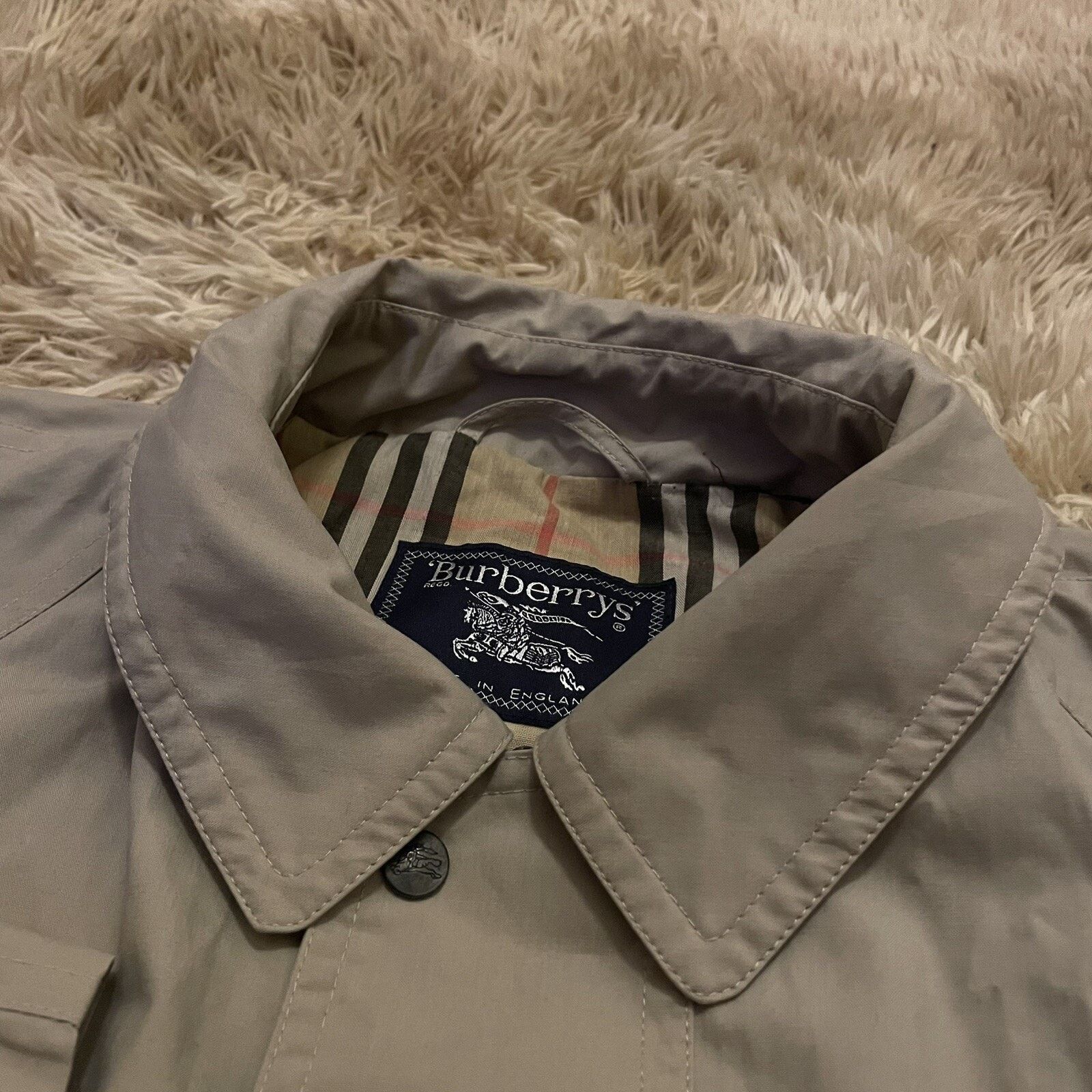 Burberry vintage burberry winter jacket nova check cotton MADE in UK Size US XL / EU 56 / 4 - 8 Thumbnail