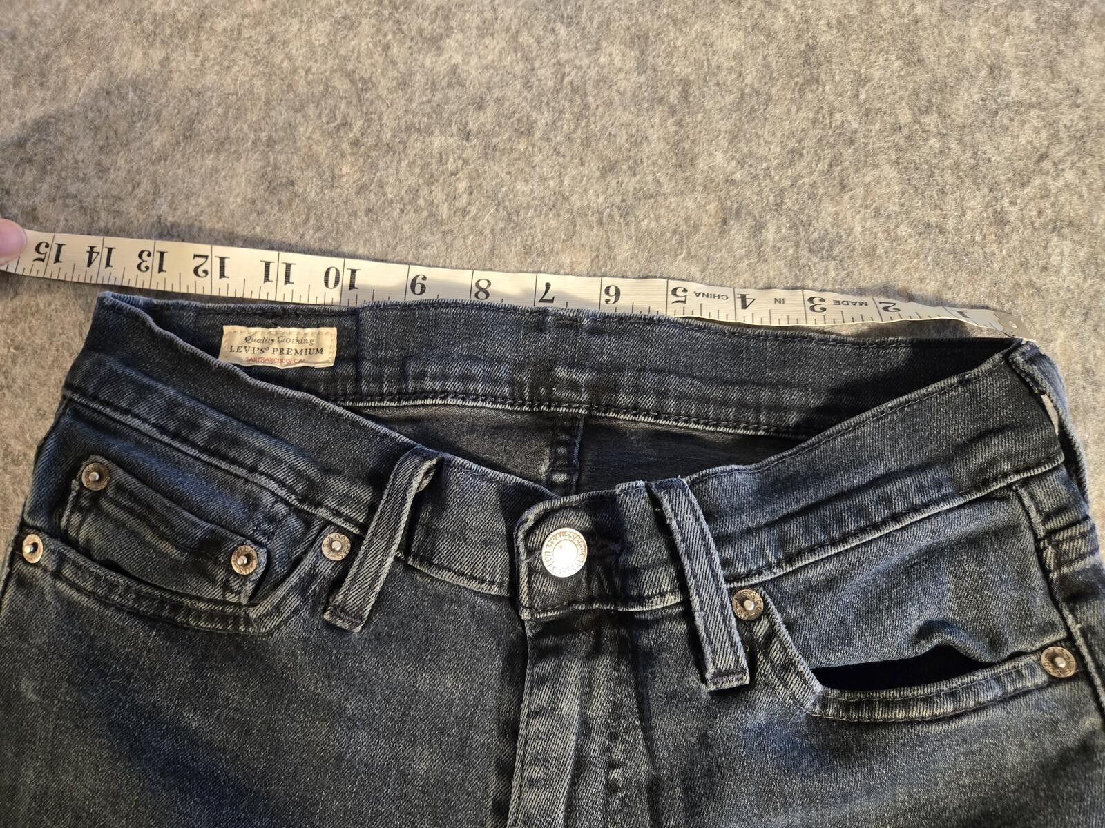 Other Levi's 511 Slim Fit Black Label Jeans W30 L30 Dark Wash Size US 30 / EU 46 - 5 Thumbnail