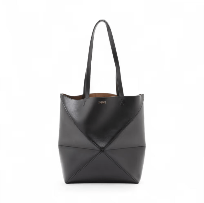 Loewe Puzzle Fold Medium Leather Tote Bag Size ONE SIZE - 1 Thumbnail
