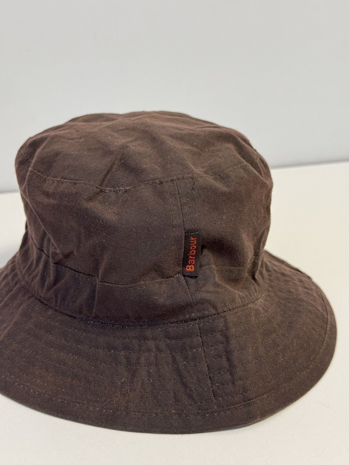 Barbour BARBOUR Waxed Cotton Bucket Hat Waterproof Cotton Lining Size ONE SIZE - 5 Thumbnail