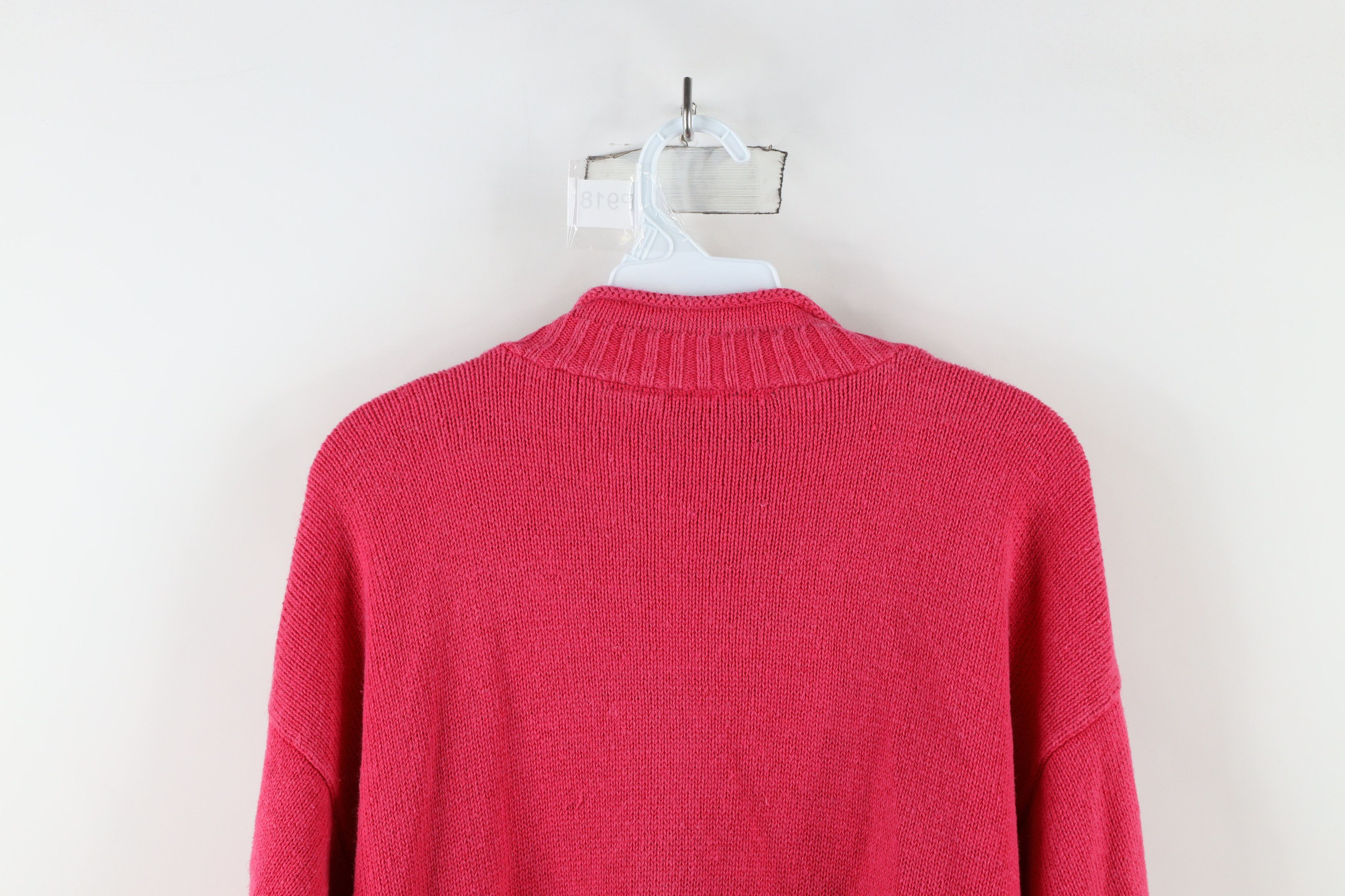 Vintage Vintage 90s Streetwear Abstract Flower Marled Knit Sweater Size M / US 6-8 / IT 42-44 - 9 Thumbnail