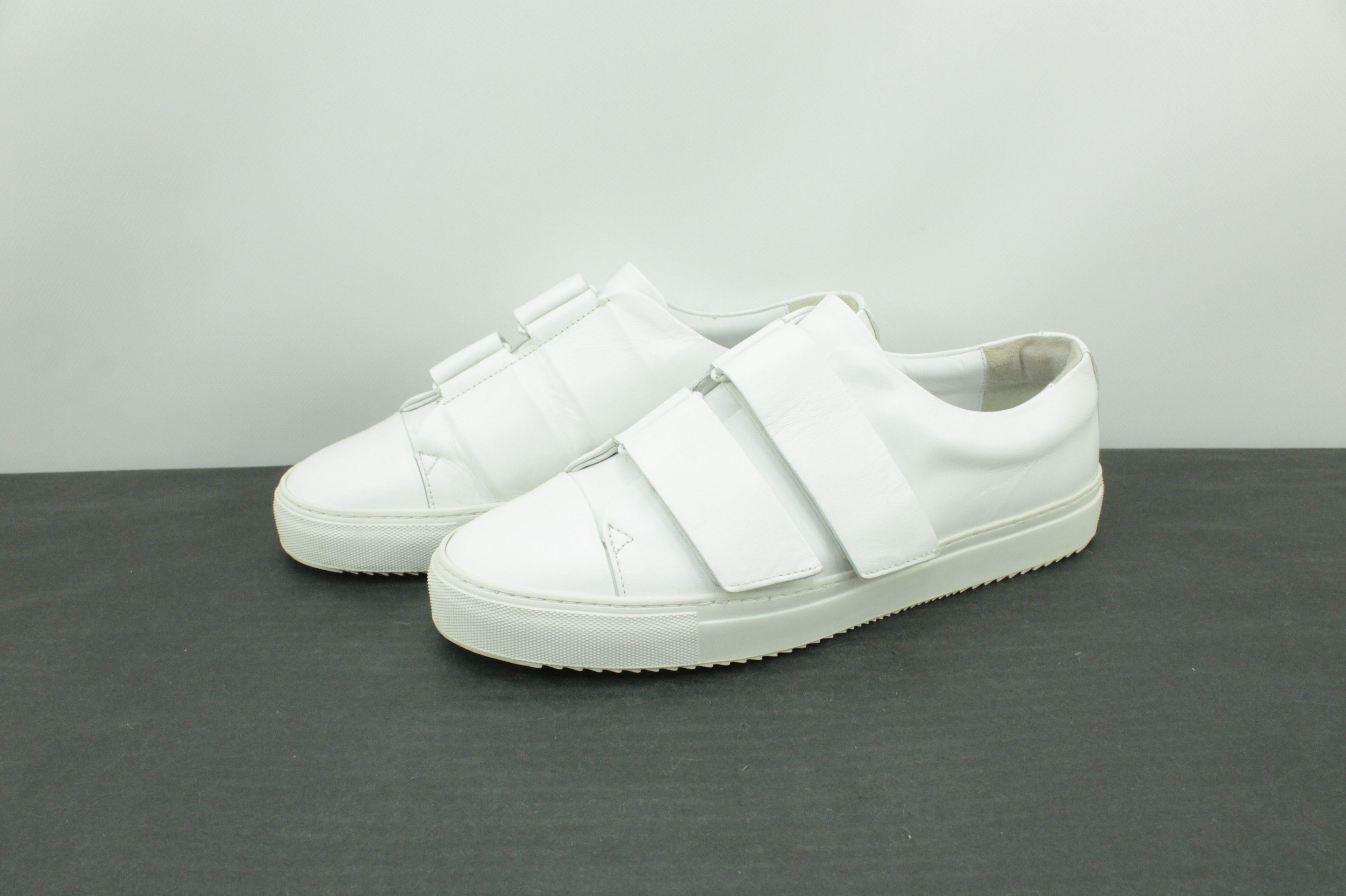 Cos COS Wrap-Over Leather Sneakers White Men's Size US 10 / EU 43 - 5 Thumbnail