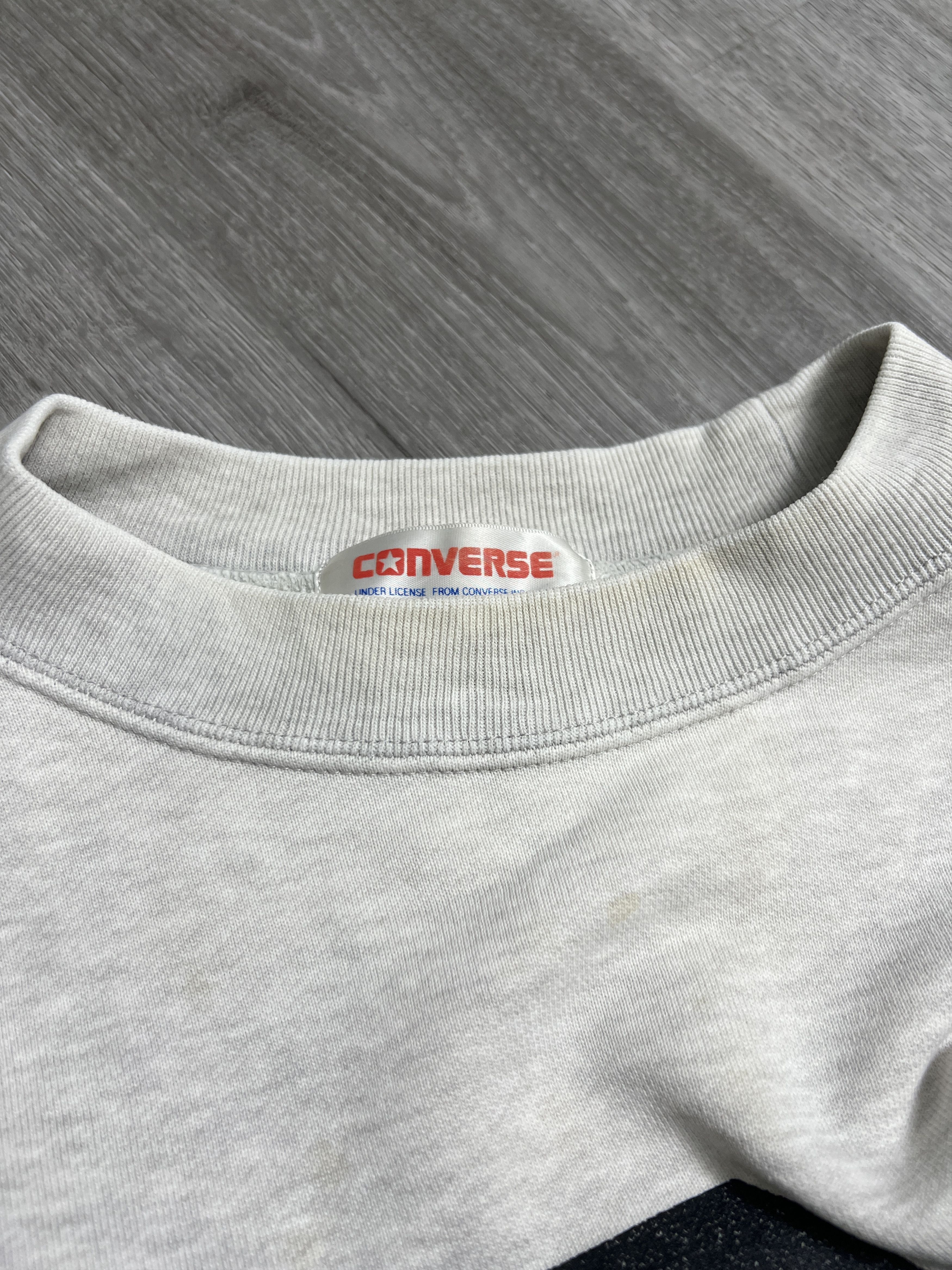 Converse Vintage Converse One Star Big Logo Sweatshirt JKA242 Size US L / EU 52-54 / 3 - 9 Thumbnail