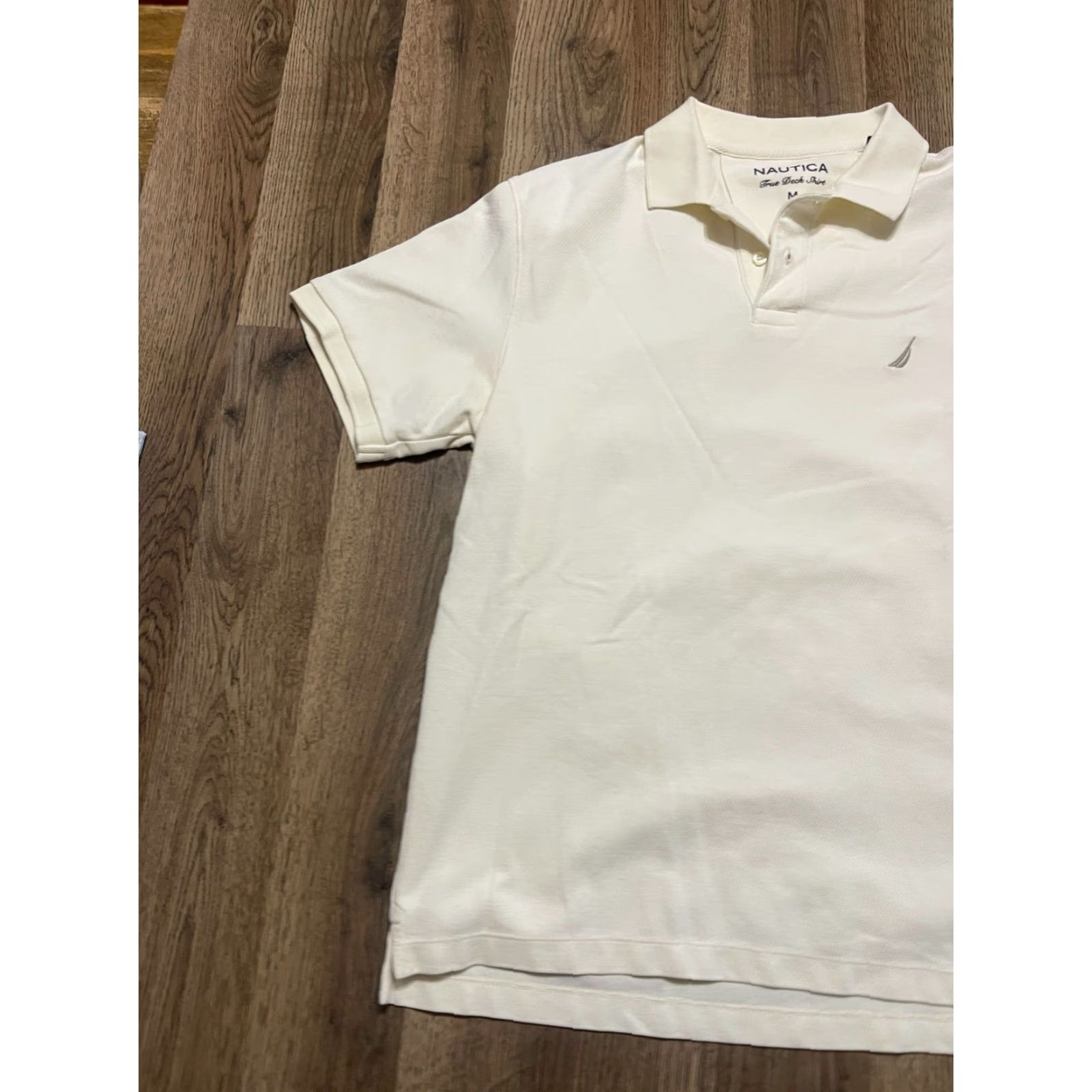 Nautica Nautica Polo Shirt Mens Medium White Short Sleeve Regular Fit Modern Casual Size US M / EU 48-50 / 2 - 4 Thumbnail