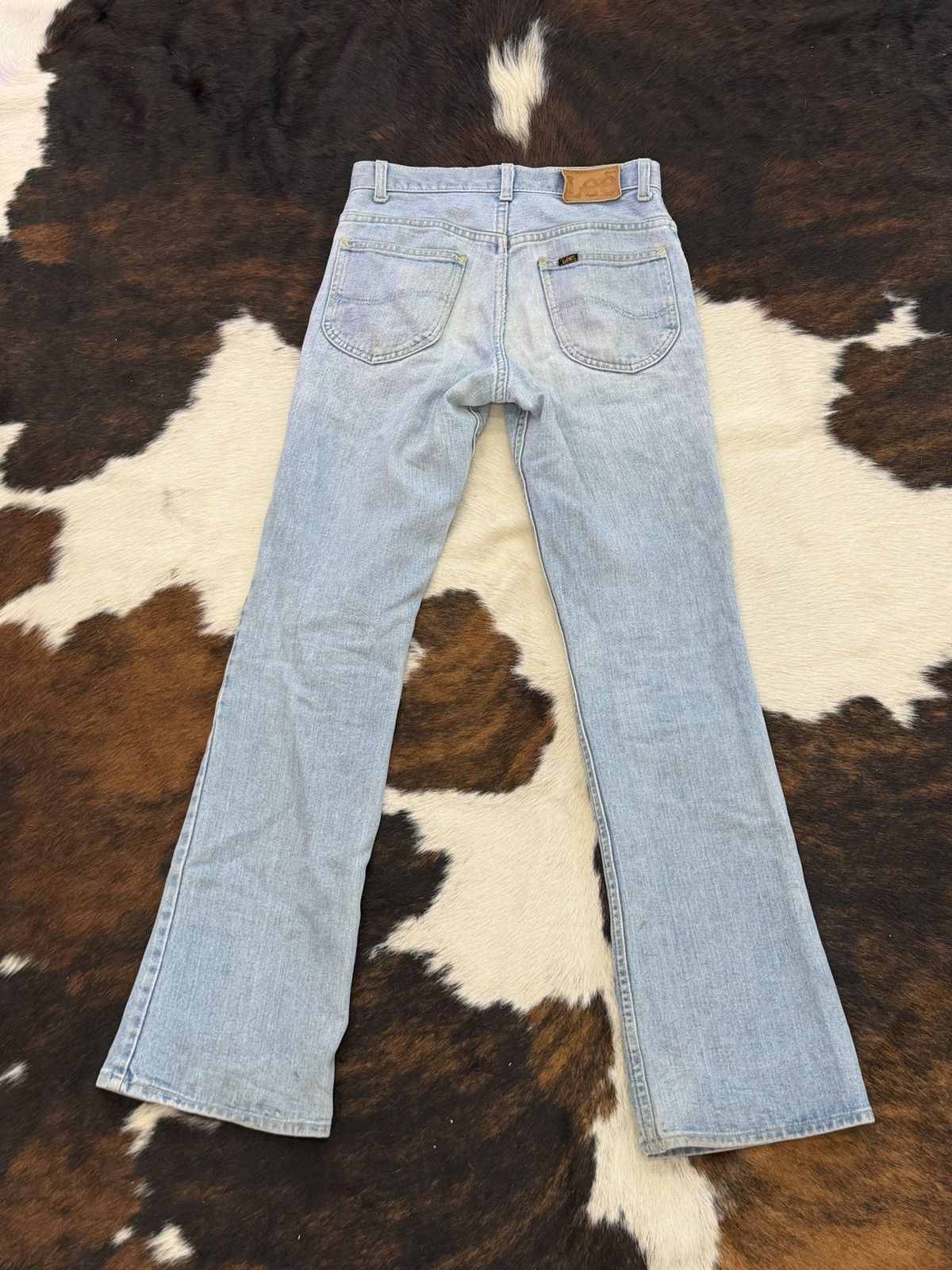 Lee Vintage 70s Lee Riders Bootcut Flare Jeans Light Wash Talon Size US 28 / EU 44 - 2 Thumbnail
