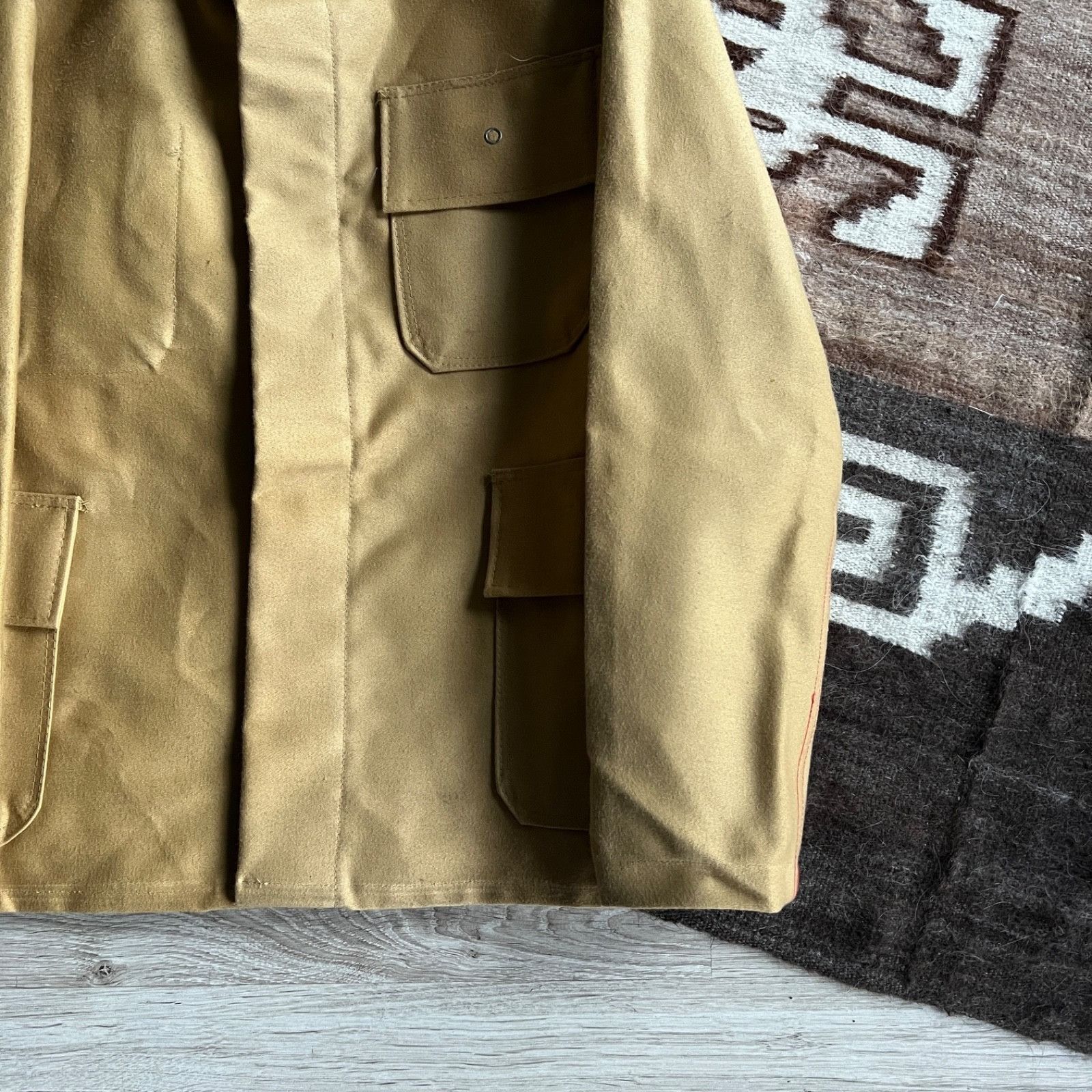 Vintage Vintage French Workwear Cotton Chore Utility Jacket 9766AC Size US M / EU 48-50 / 2 - 5 Thumbnail