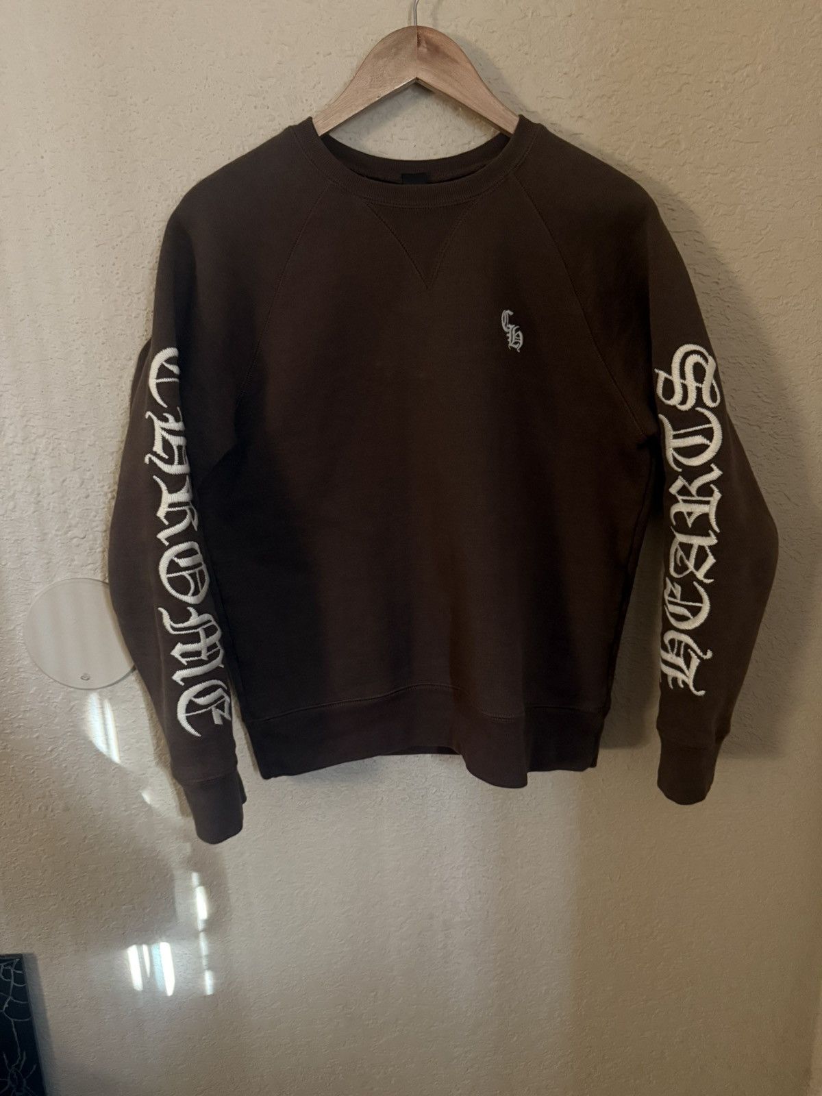 Chrome Hearts Slo Ride Brown Crewneck