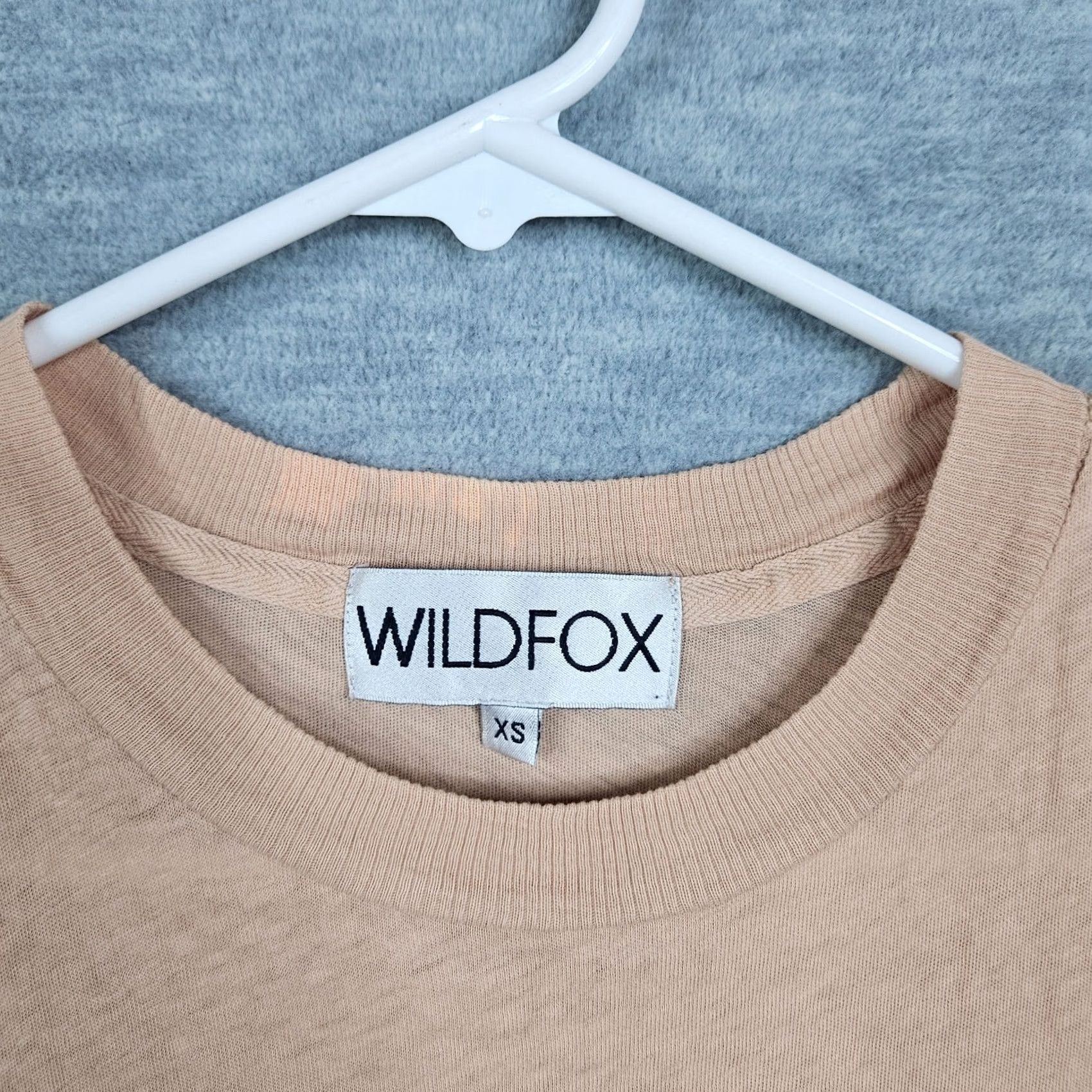 Wildfox Wildfox Women's Tank Top XS Pink Cotton Blend Round Neck Short Sleeve Regular Size XS Basic Shirt Women/ XS Pink Tank Size XS / US 0-2 / IT 36-38 - 3 Thumbnail