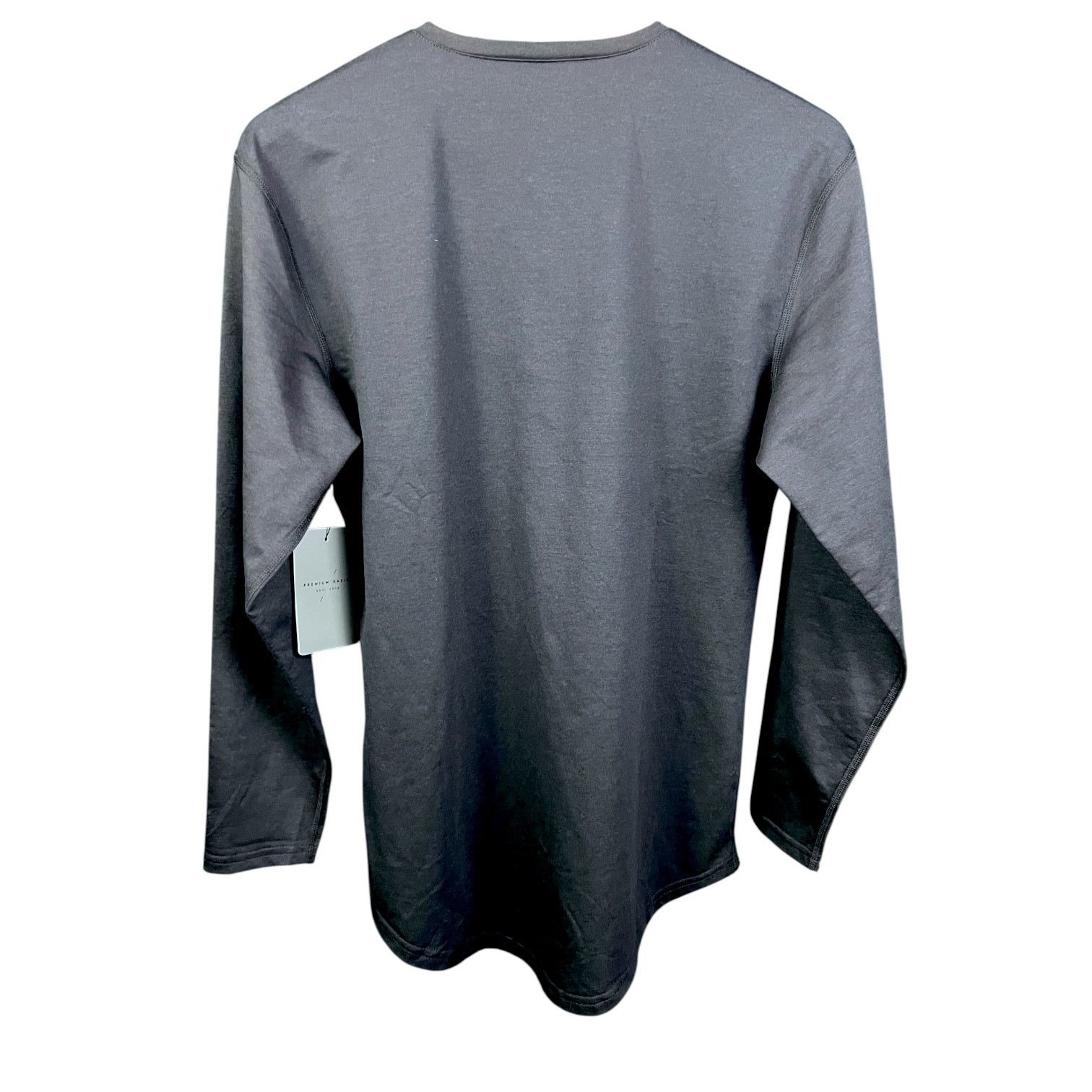 Gildan NWT BYLT Drop Cut Curved Hem L/S Henley - S - $50 Retail Size US S / EU 44-46 / 1 - 5 Thumbnail