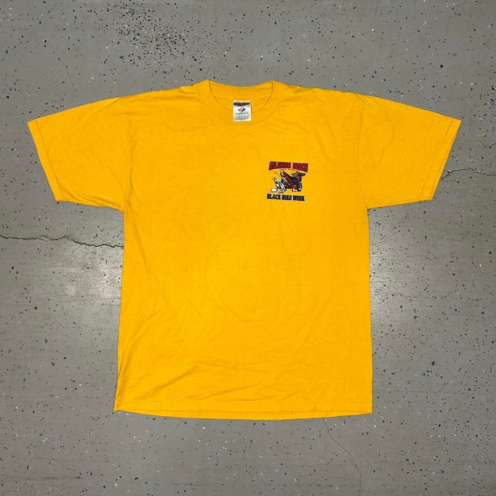 Jerzees VTG/Y2K 2001 Black Bike Week t-shirt Size US L / EU 52-54 / 3 - 3 Thumbnail