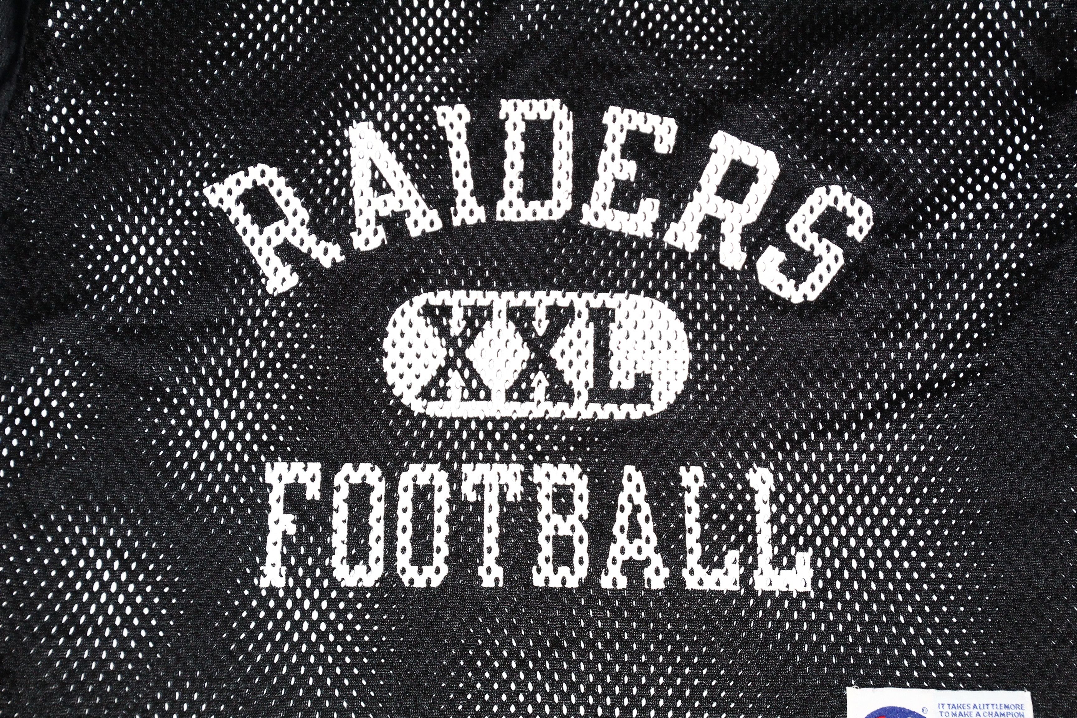 NFL 90's Thrifted Raiders XXL Football Mesh Jersey by Champion Size US S / EU 44-46 / 1 - 2 Thumbnail
