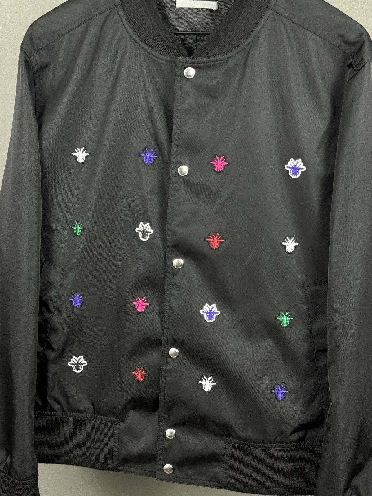 Dior DIORHomme Bee Embroidered Jacket For Men Black Size US M / EU 48-50 / 2 - 3 Thumbnail