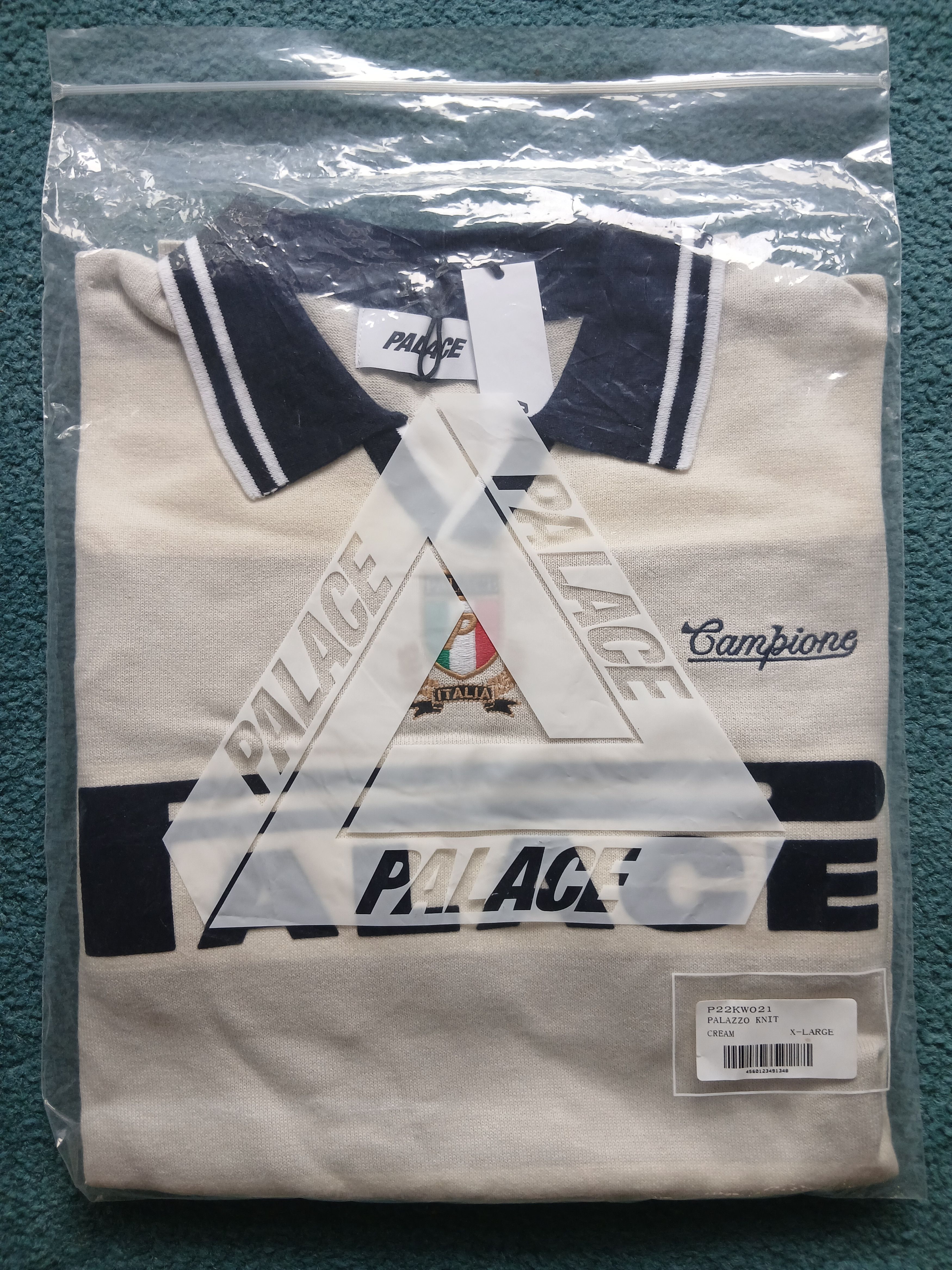 Palace × Rapha Palace x Rapha Zip Knit White | Grailed