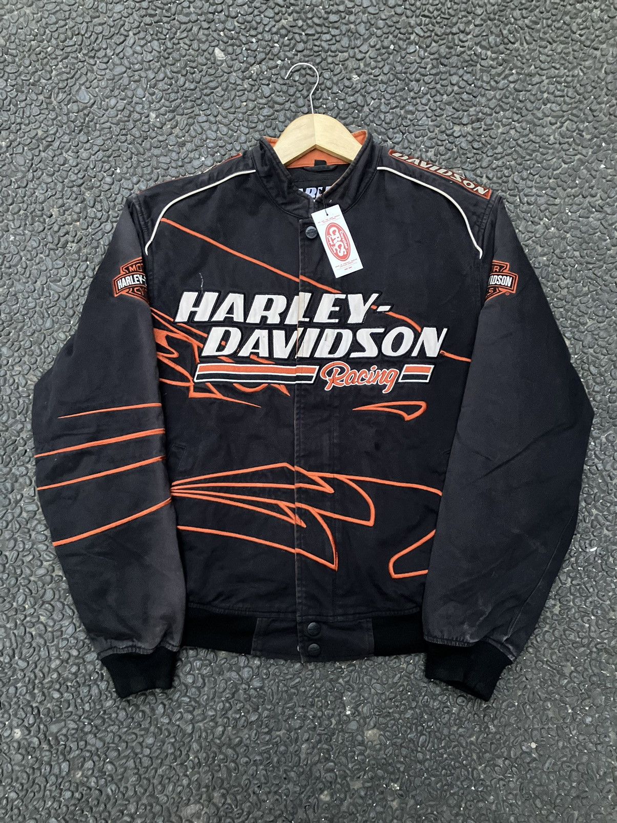 Harley Davidson × Vintage Y2k Harley Davidson Screamin’ Eagle Race Jacket Size US L / EU 52-54 / 3 - 3 Thumbnail