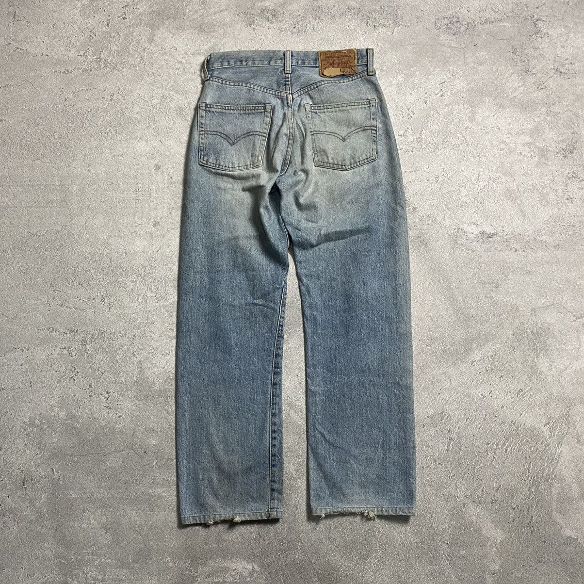 Levi's Dirty Blue Red Line Big E Levis 502-XX Jeans Red Line Size US 28 / EU 44 - 5 Thumbnail