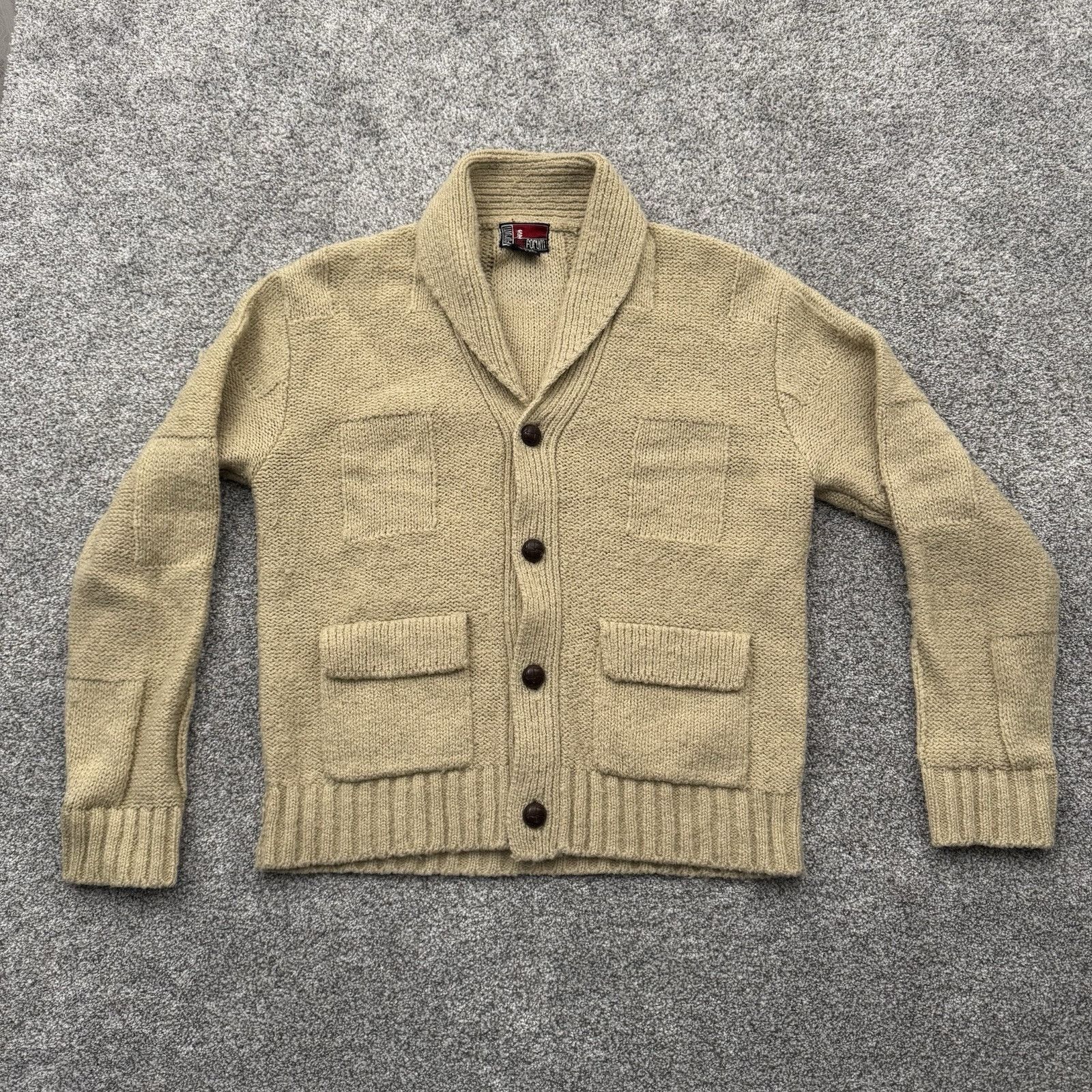 Other Vintage 90s Cardigan Sweater Womens Large Old Money Workwear Size L / US 10 / IT 46 - 1 Thumbnail