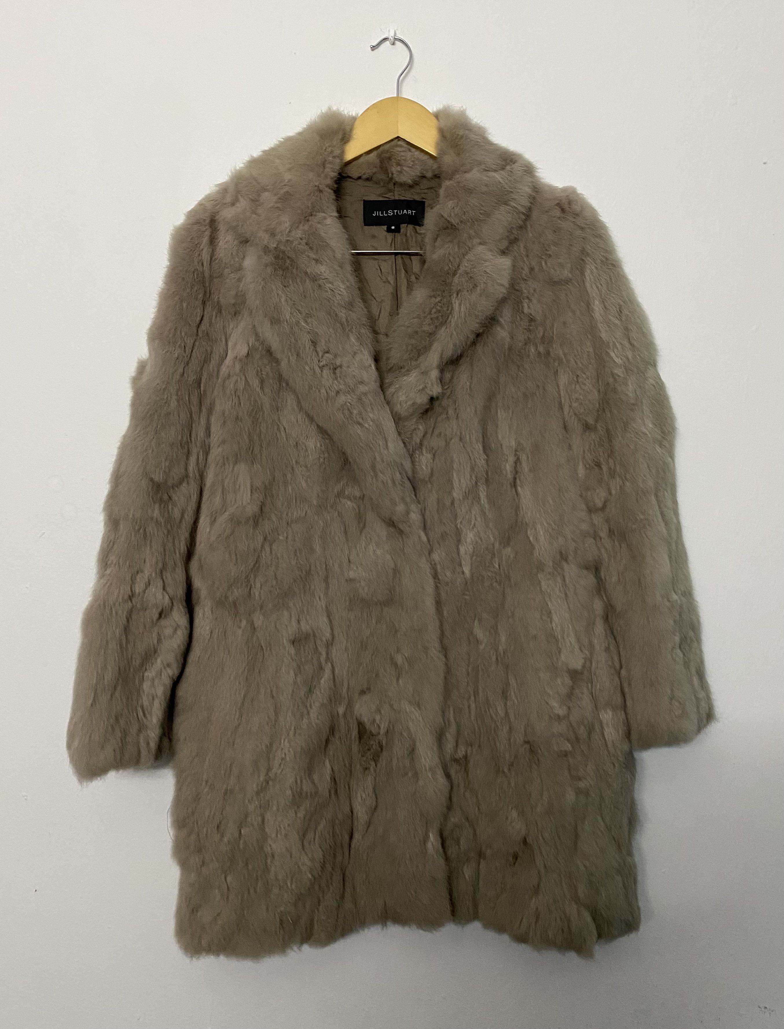 Jil Stuart Jill Stuart Luxury Rabbit Fur Shaggy Coat Jacket Size M / US 6-8 / IT 42-44 - 1 Thumbnail