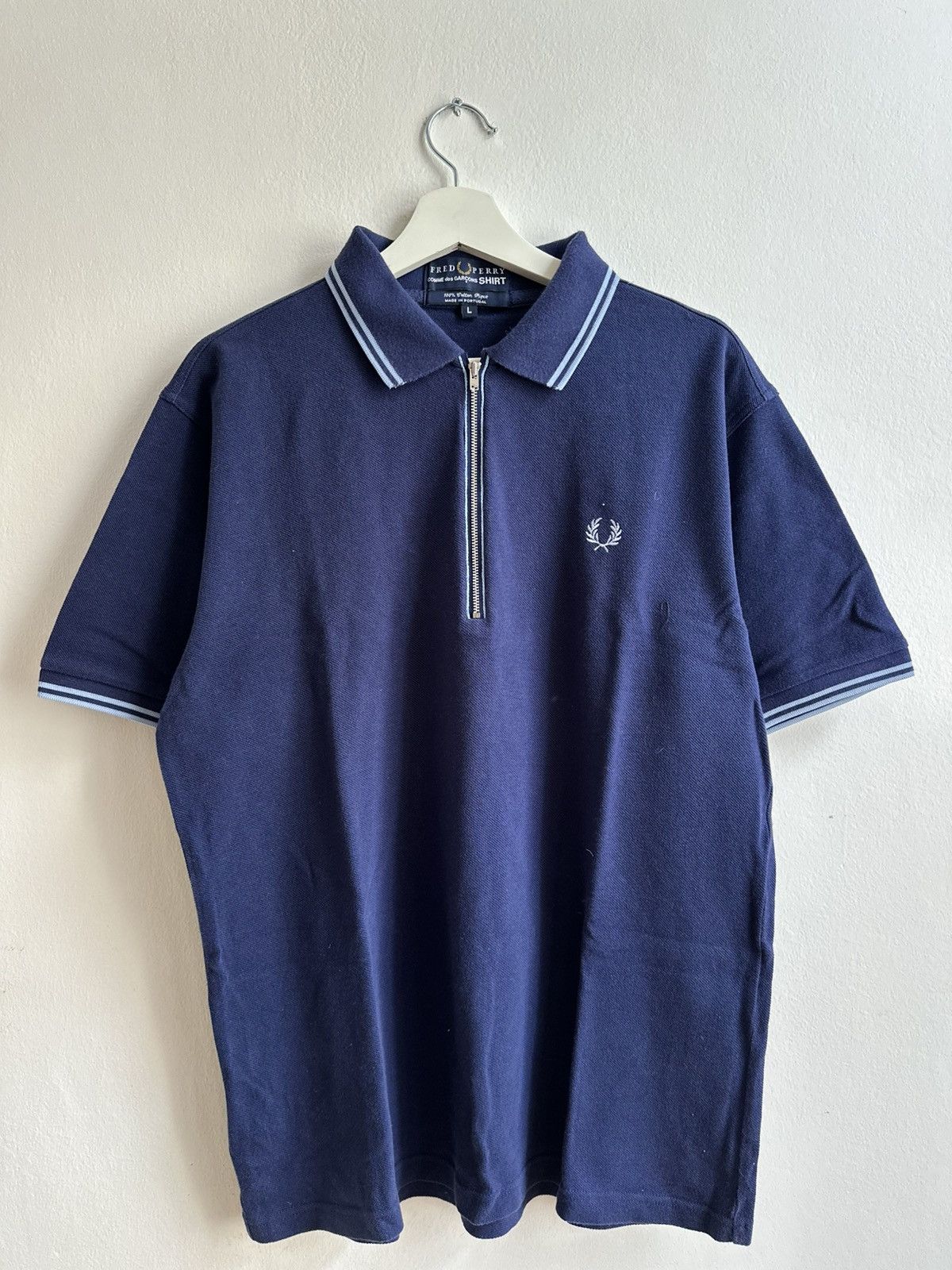 Comme des Garcons Comme Des Garçons Fred Perry Vintage Rare Zipper Polos Size US L / EU 52-54 / 3 - 1 Thumbnail
