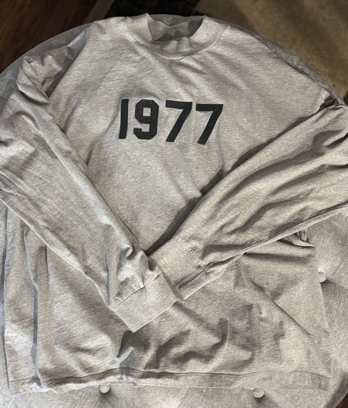 Essentials 1977 Essentials x Fear Of God Grey Long Sleeve Shirt Size US L / EU 52-54 / 3 - 1 Thumbnail
