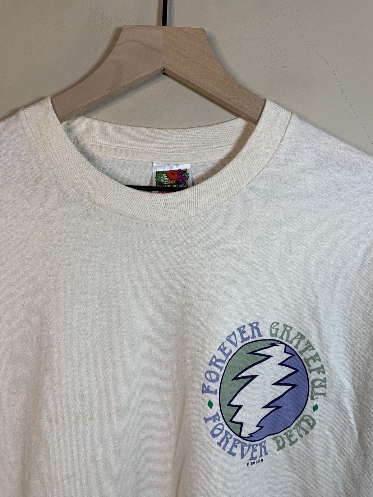 Band Tees × Grateful Dead × Vintage *RARE* Vintage 90s Grateful Dead Jerry Garcia Forever Shirt Size US M / EU 48-50 / 2 - 4 Thumbnail