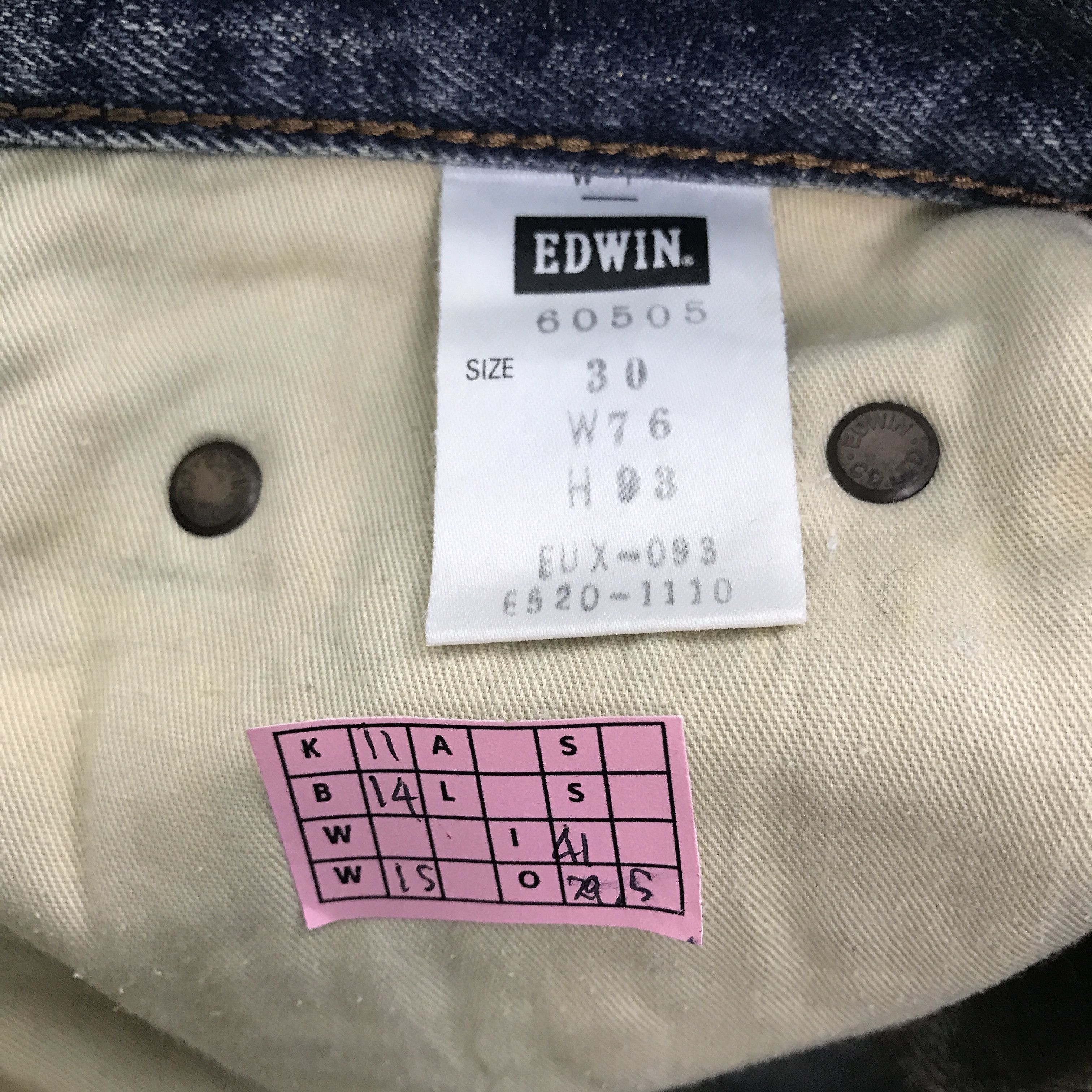 Edwin Rare Japan denim Edwin distressed denim jeans pants Size US 30 / EU 46 - 11 Thumbnail