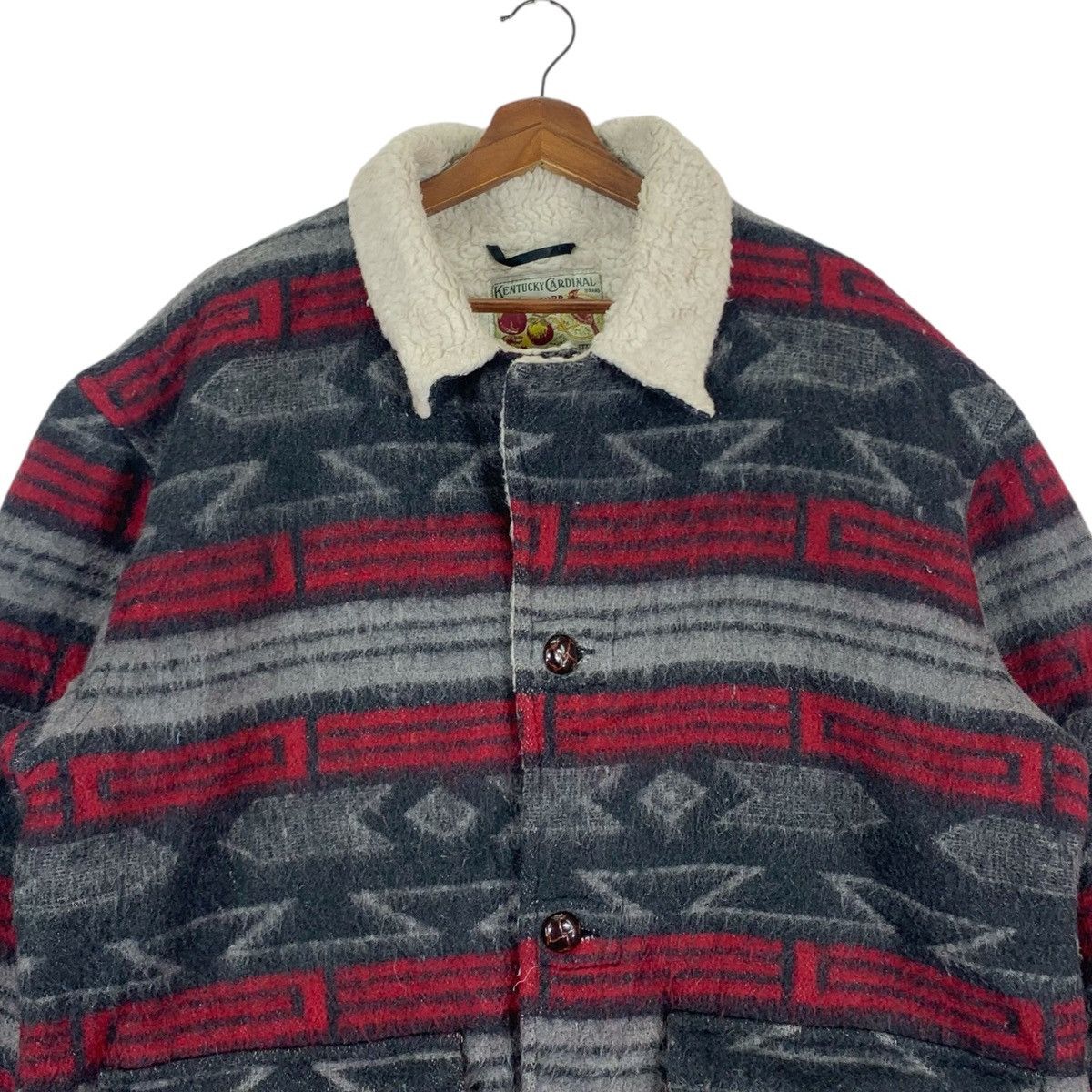 Aztech Mountain × Native × Vintage Vintage Kentucky Cardinal Navajo Design Jacket Size US M / EU 48-50 / 2 - 2 Thumbnail
