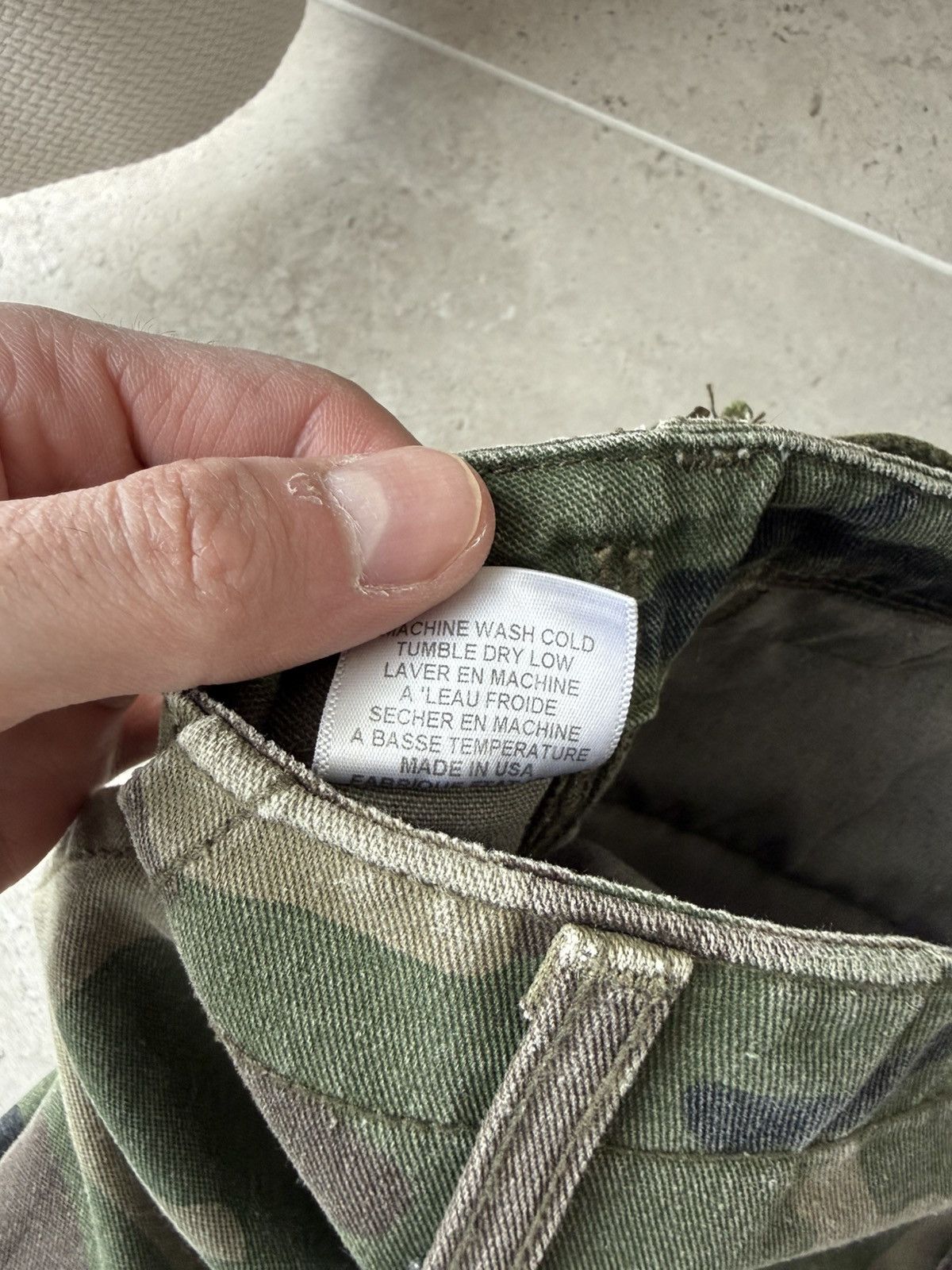RE/DONE RE/DONE Multicolor Camo Cargo Pants Size US 31 - 7 Thumbnail