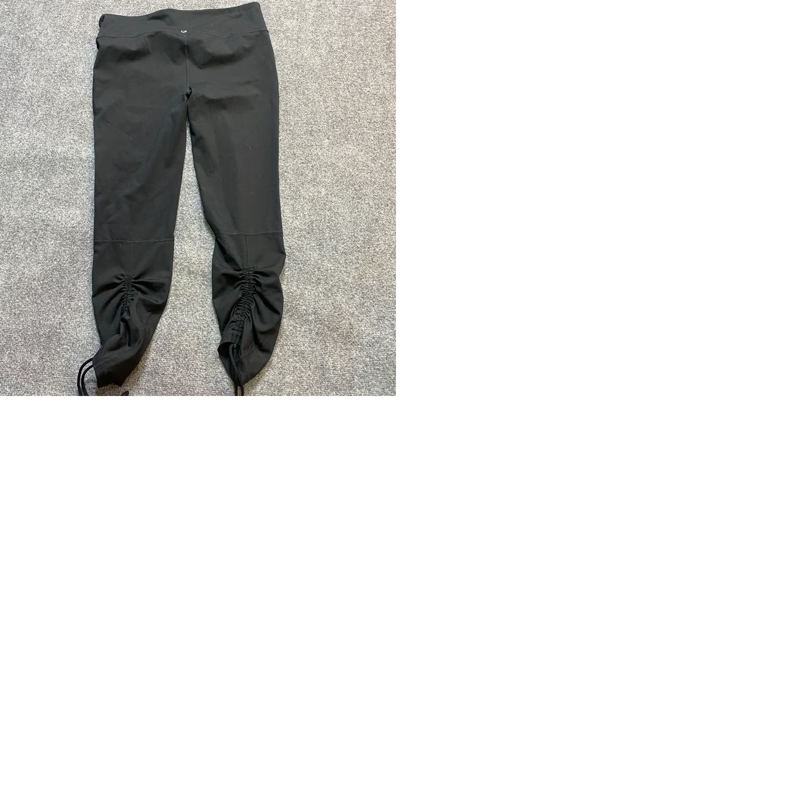Gap Gapfit Leggings Maternity L Black Under Belly Blackout Technology Capri Women Size 36" / US 14 / IT 50 - 9 Thumbnail