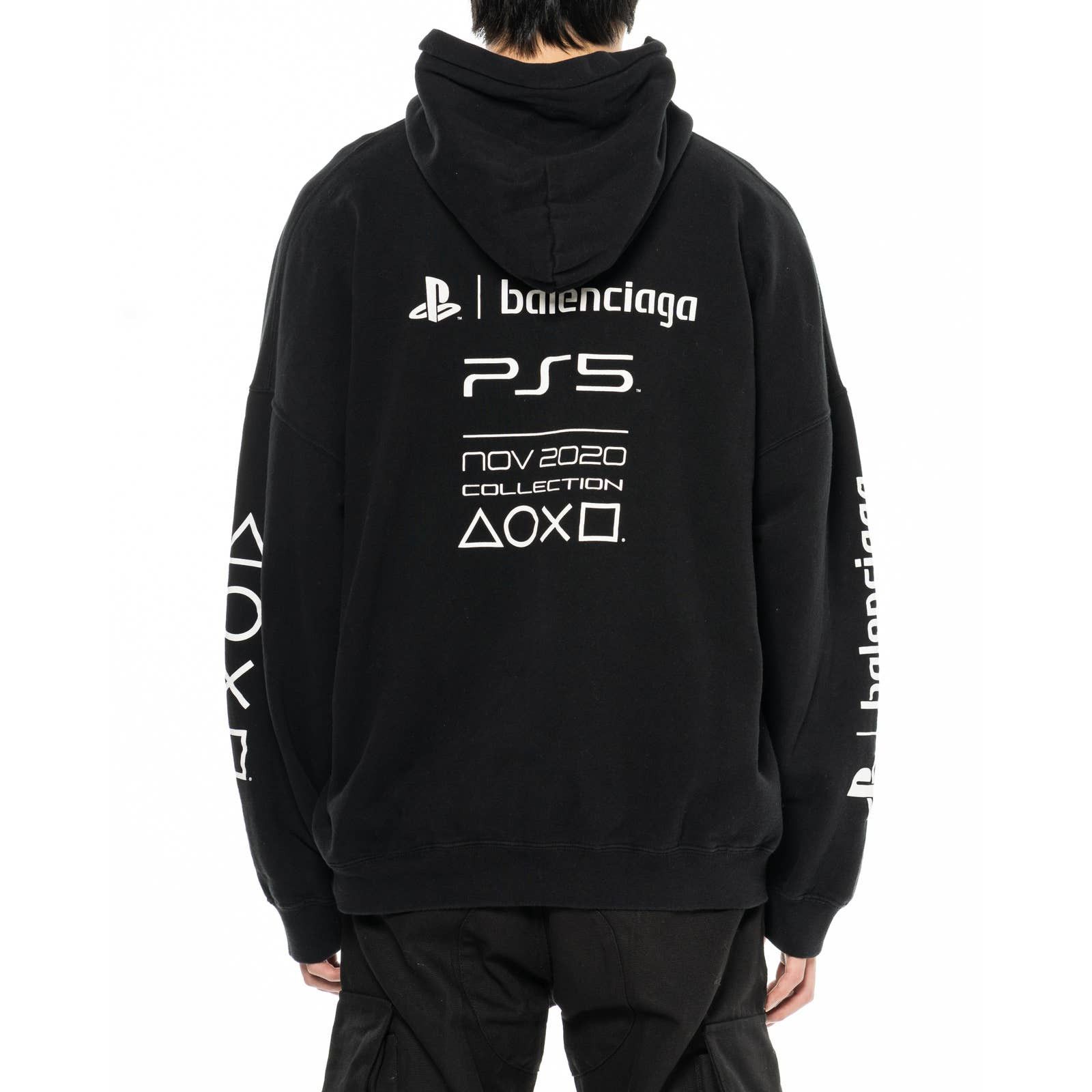 image of Aw20 Playstation X Balenciaga "ps5" Sweatshirt in Black, Men's (Size Small)