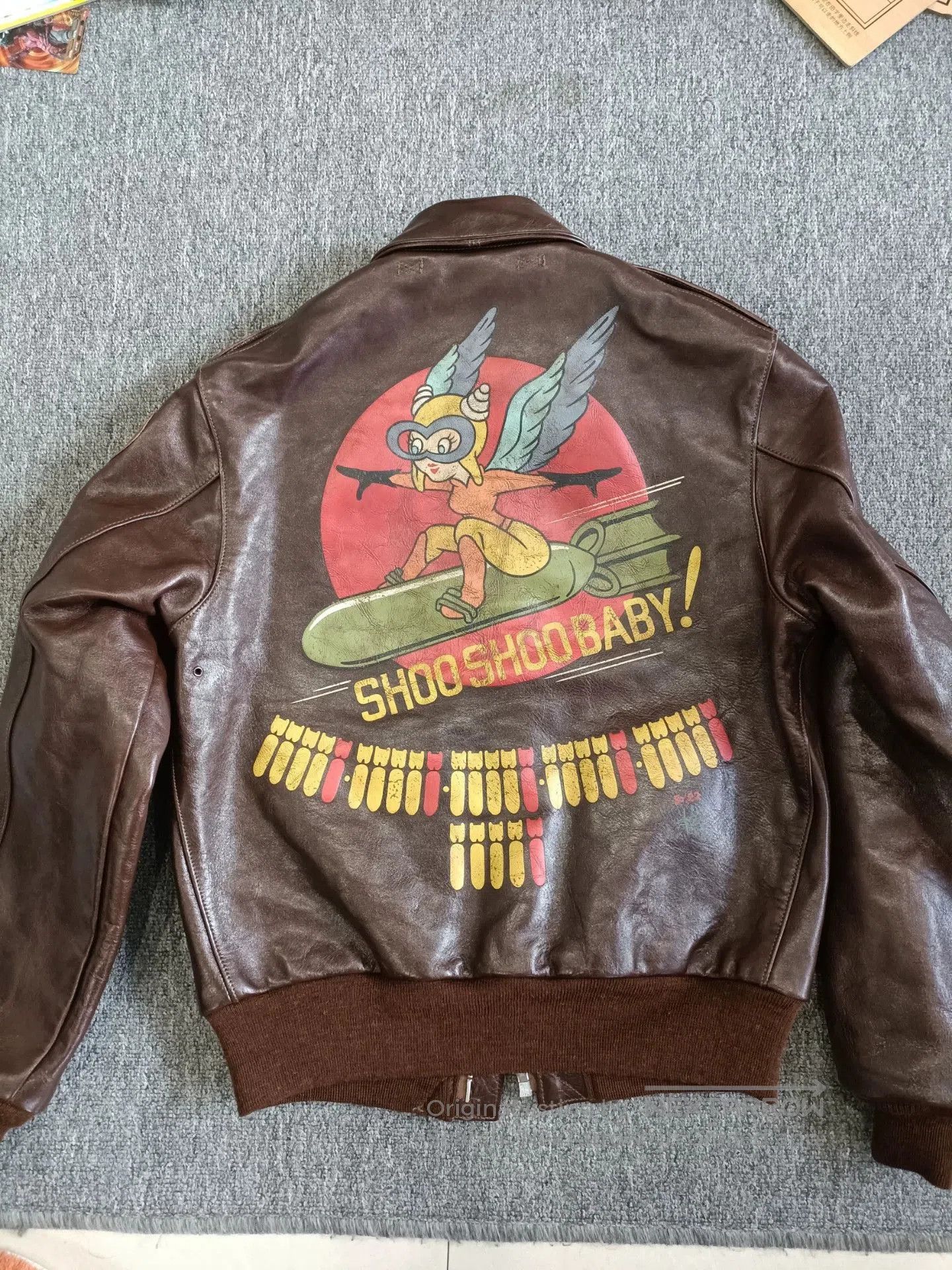 TOYS McCOY McCoy A2 Hell Gentleman Leather Jacket. Size US S / EU 44-46 / 1 - 5 Thumbnail