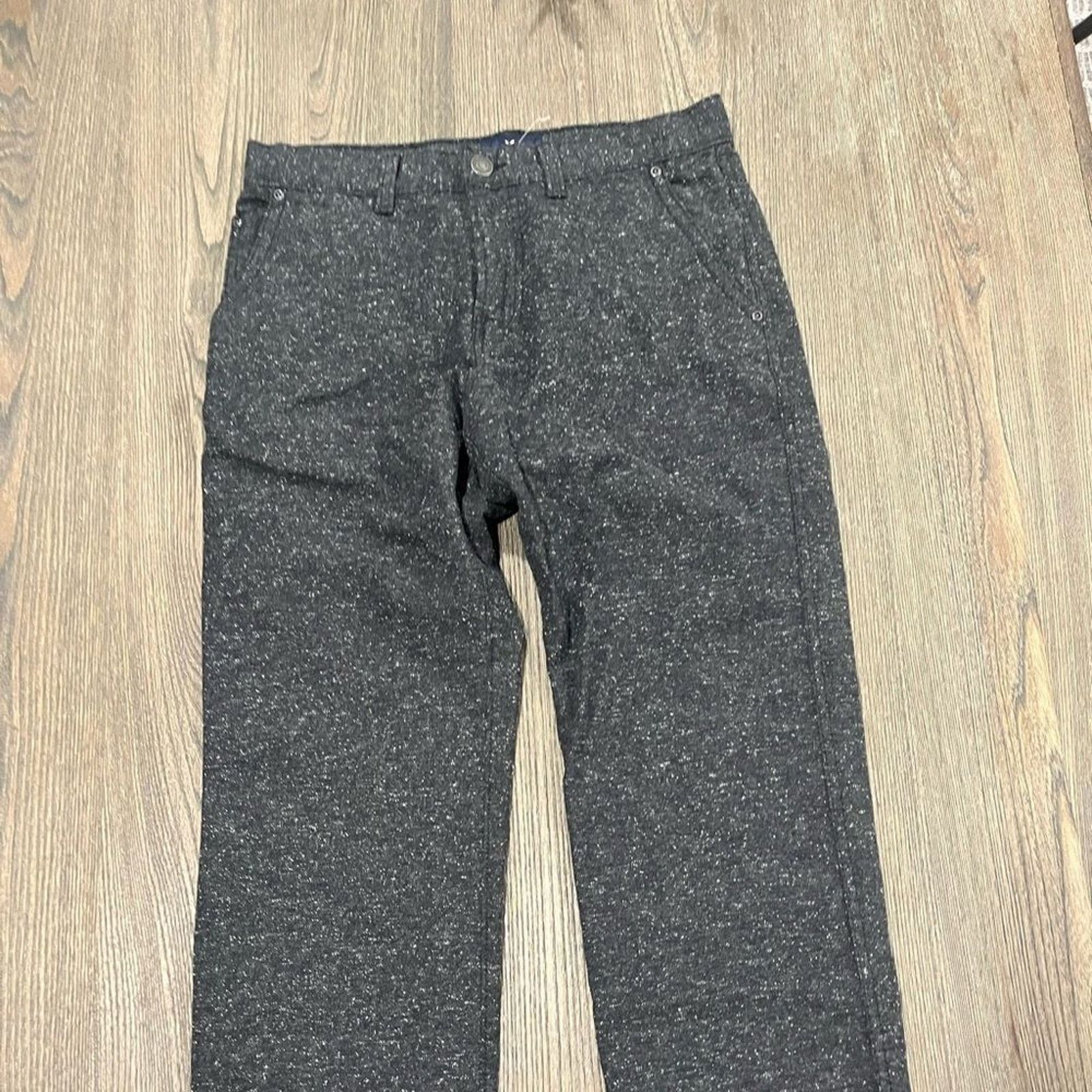 American Eagle Outfitters American Eagle Gray Tweed Cotton Trouser Pants Size 30/34 Size US 30 / EU 46 - 3 Thumbnail