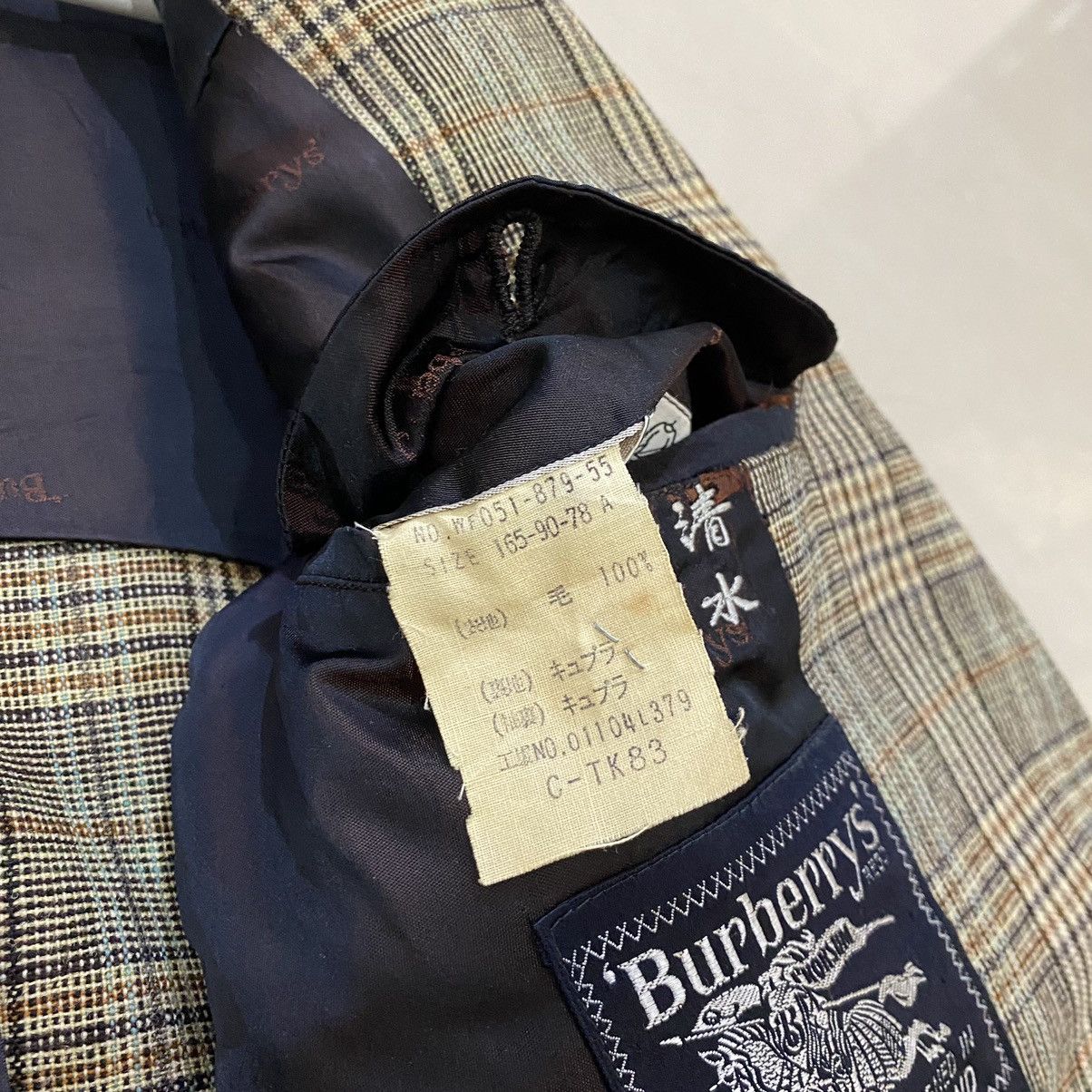 Burberry 🌟VTG BURBERRYS ENGLAND WOOL STRIPES COATS BLAZER Size US S / EU 44-46 / 1 - 8 Thumbnail