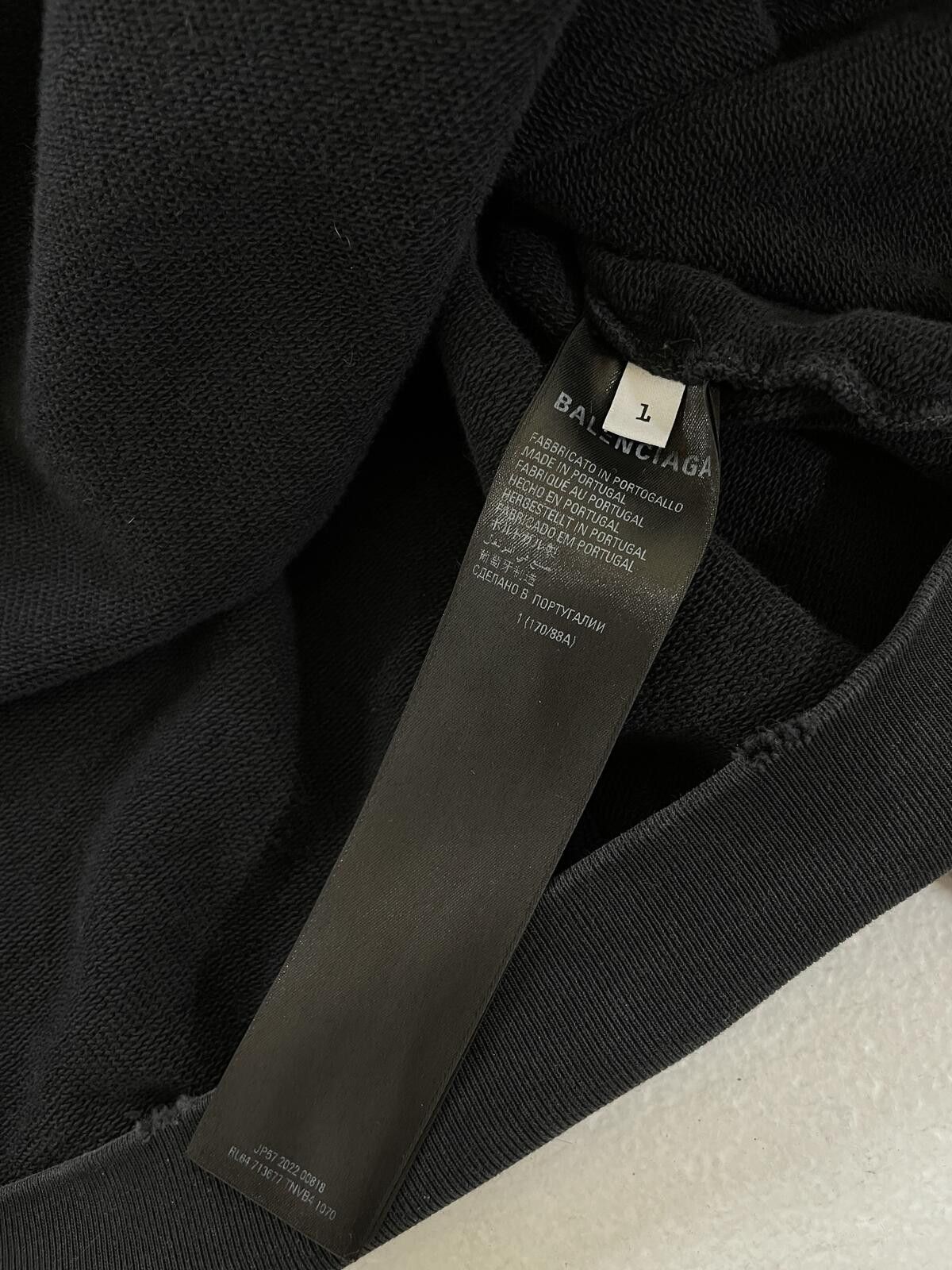 Balenciaga Balenciaga "Be Differet" apple hoodie Size US L / EU 52-54 / 3 - 4 Thumbnail