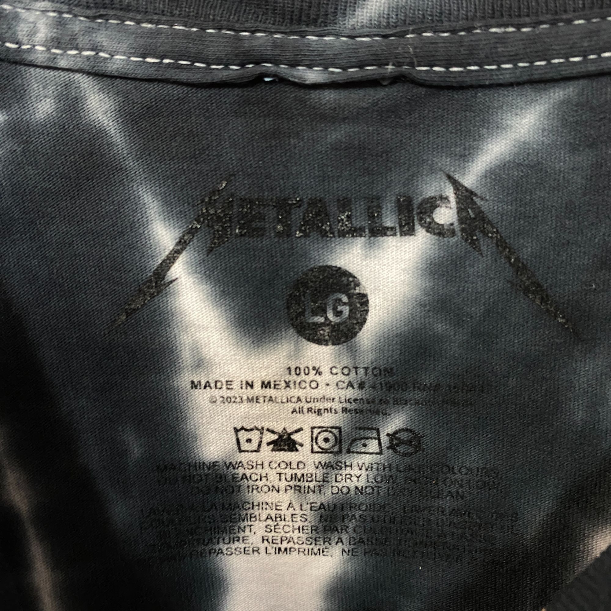 Metallica Metallica Vertigo You Will Be Rock Spiral Tie Dye T-Shirt La Size US L / EU 52-54 / 3 - 4 Thumbnail
