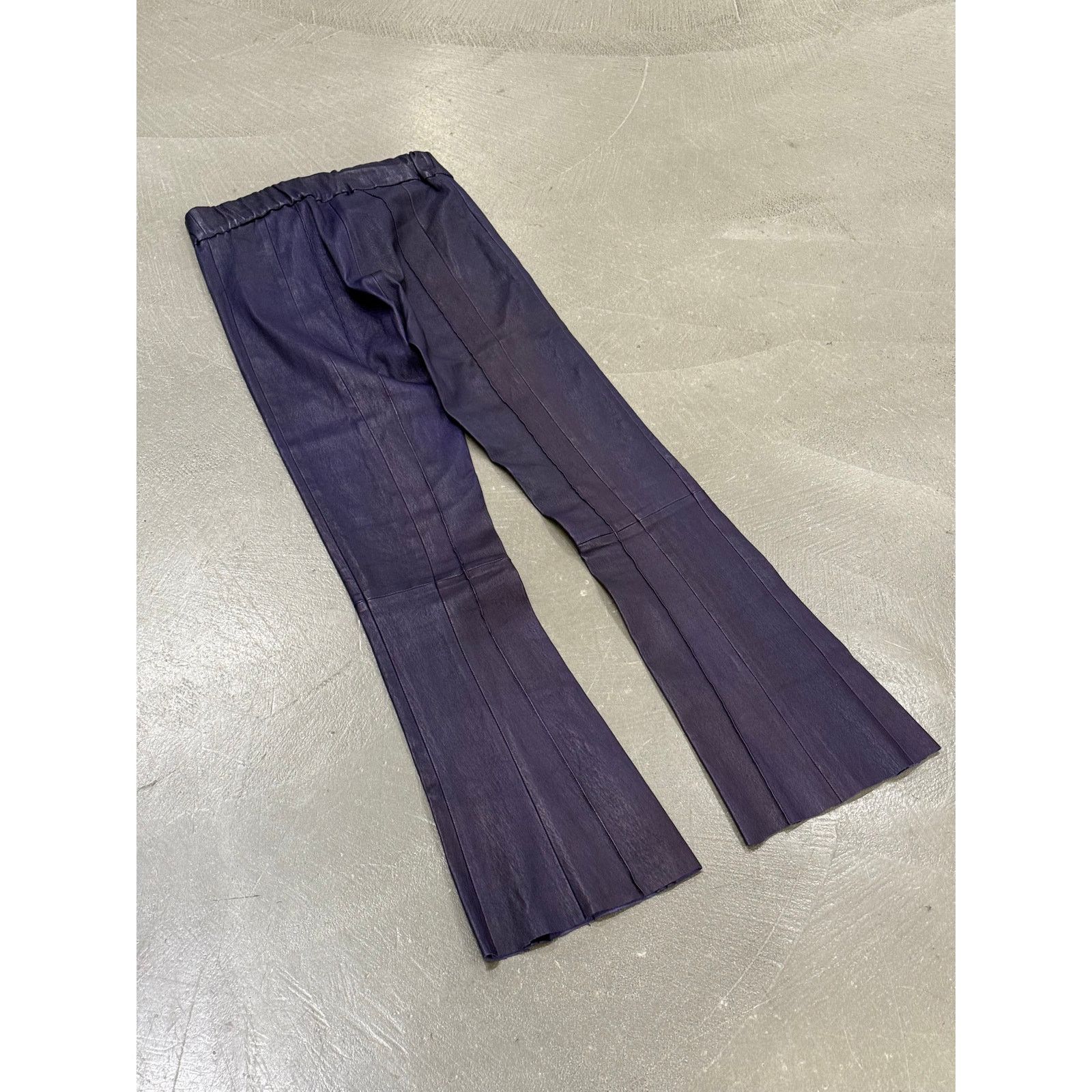 Roberto Cavalli 2010s Roberto Cavalli leather flared pants Size 27" / US 4 / IT 40 - 5 Thumbnail