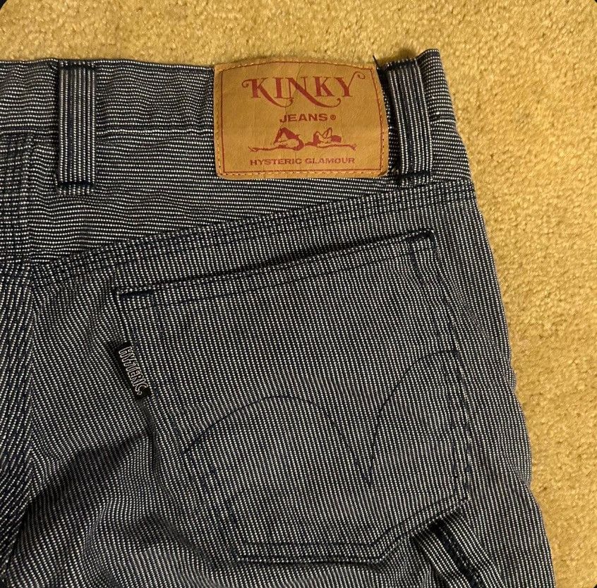 Hysteric Glamour Hysteric Glamour Pinstripe Kinky Carpenter Jeans Size US 30 / EU 46 - 4 Thumbnail