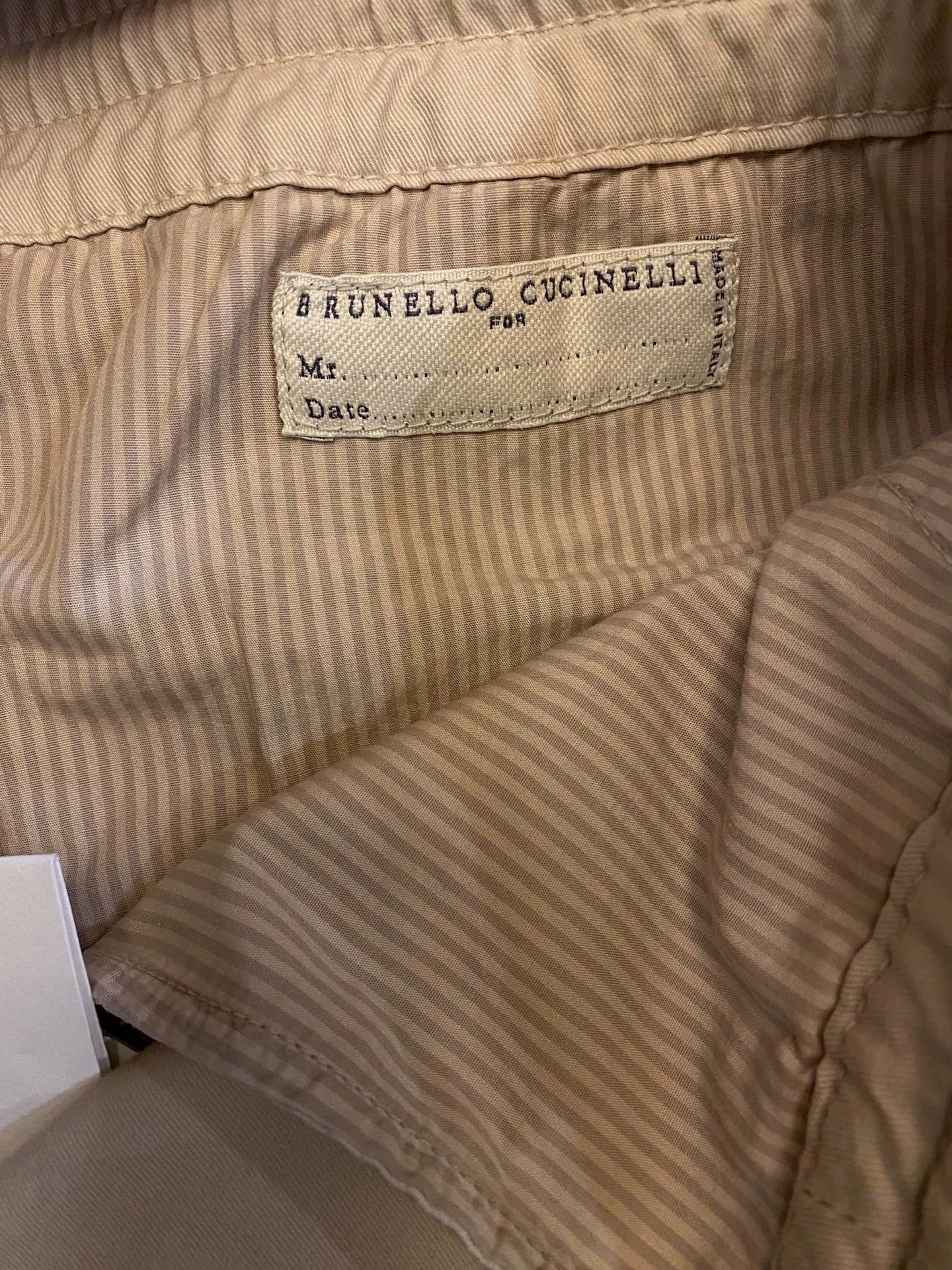 Brunello Cucinelli BC Luxury Sea Island Cotton Elastic Waist Work Shorts Size US 32 / EU 48 - 6 Thumbnail