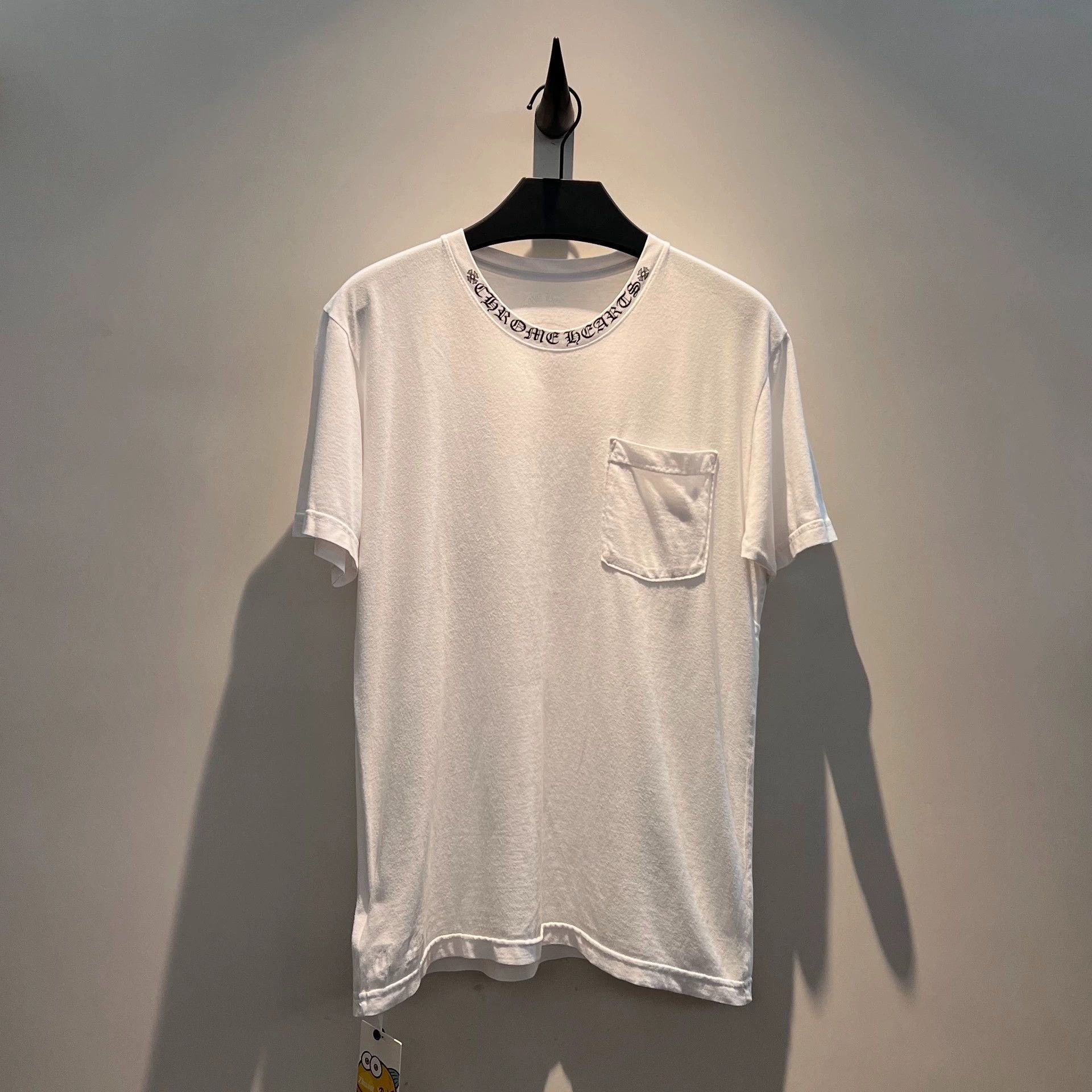 Chrome Hearts Neckline Sanskrit Short-Sleeved T-Shirt