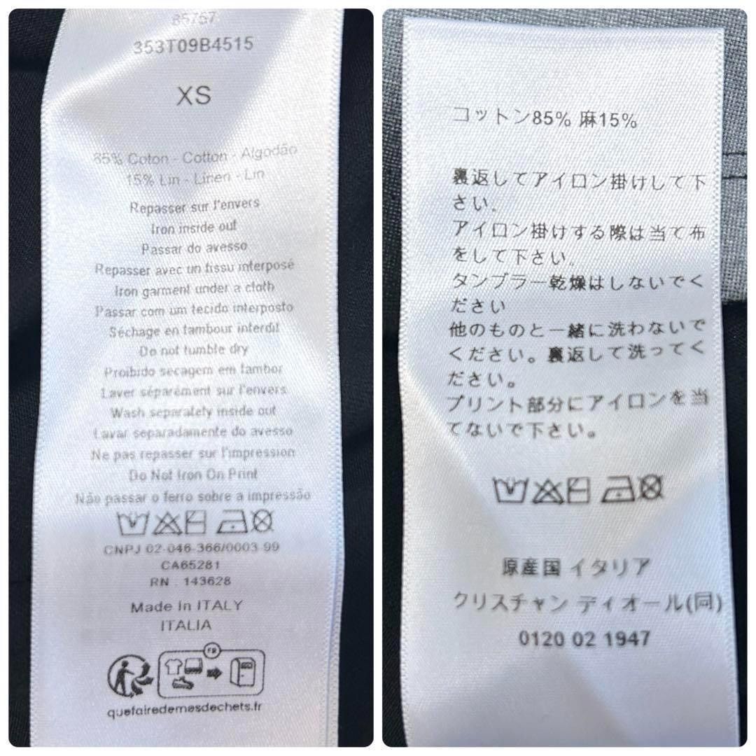 24SS Dior Eiffel Tower T-shirt Black XS Woman Shirt Blouse