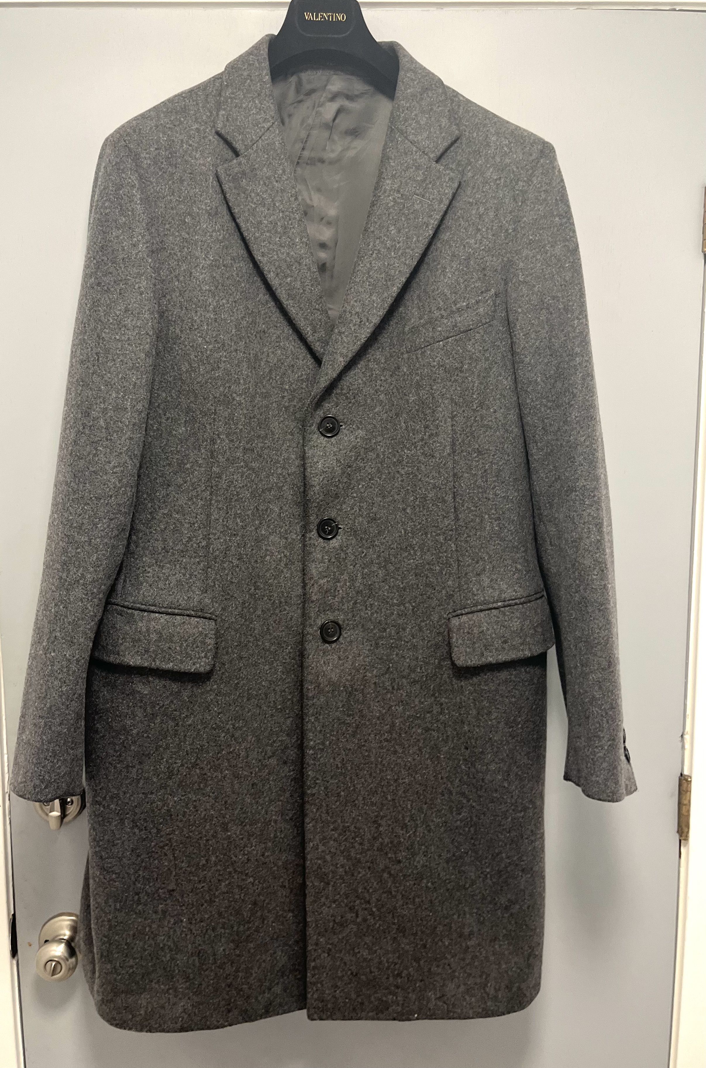 Valentino Valentino blazer virgin wool Grey made in Italy Size 46R - 4 Thumbnail