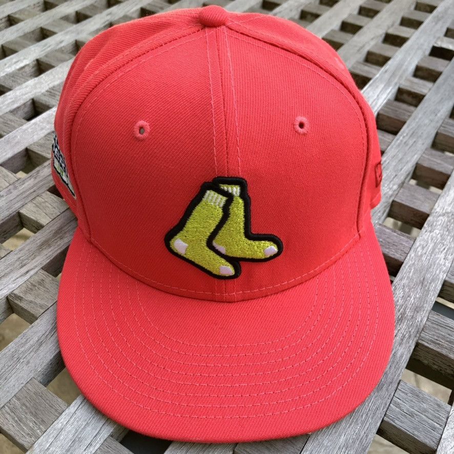 New Era Boston Red Sox High Voltage WS Patch Hat Club 7 1/2 Size ONE SIZE - 2 Thumbnail