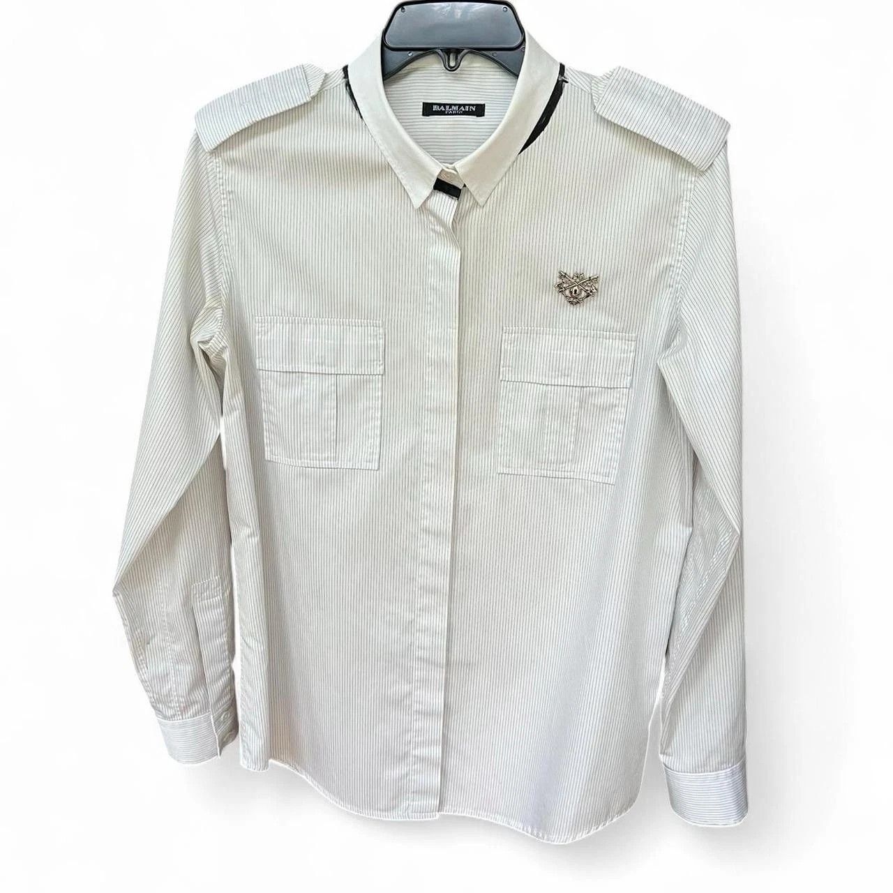 Balmain Balmain Decarnin Period 2010 Brooch Pin Shirt Size US M / EU 48-50 / 2 - 1 Thumbnail