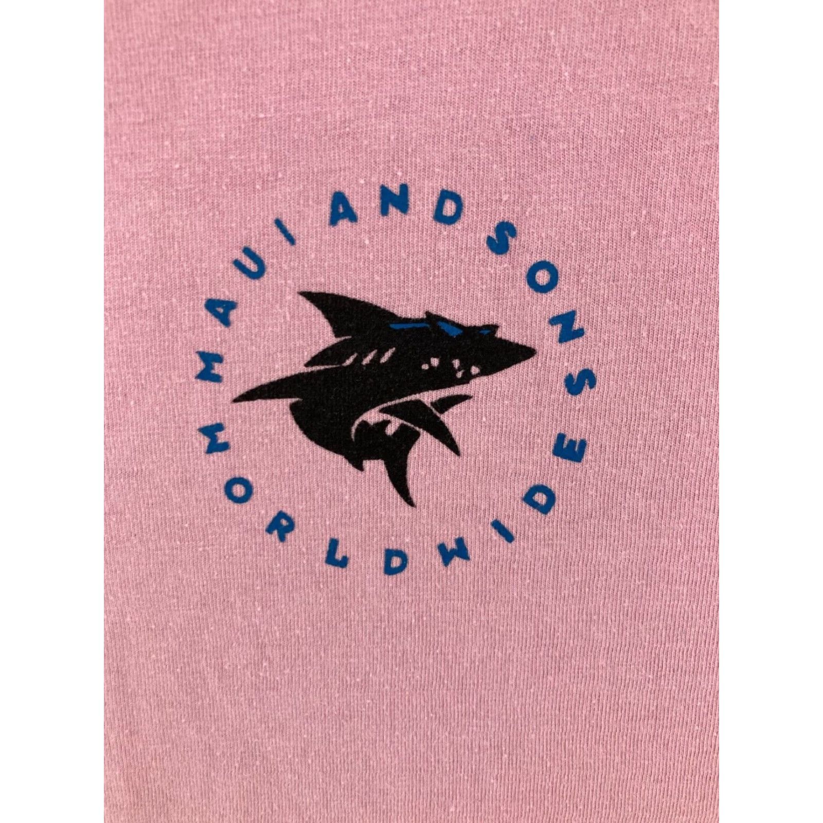 Pinko Maui and Sons Shirt Mens M Pink 90s Logo Surf Short Sleeve T-Shirt/Medium/Mens Pink Surf Shirt Size US M / EU 48-50 / 2 - 5 Thumbnail
