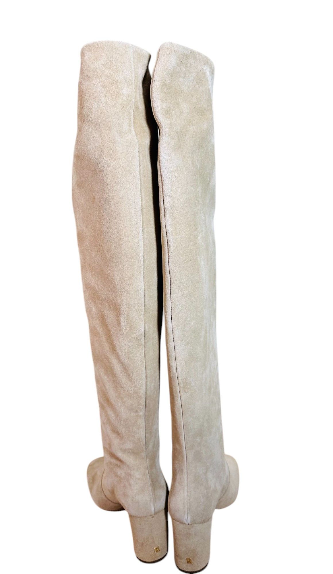 Rouje Violetta Suede Leather Boots in Cappuccino color Size US 6 / IT 36 - 4 Thumbnail