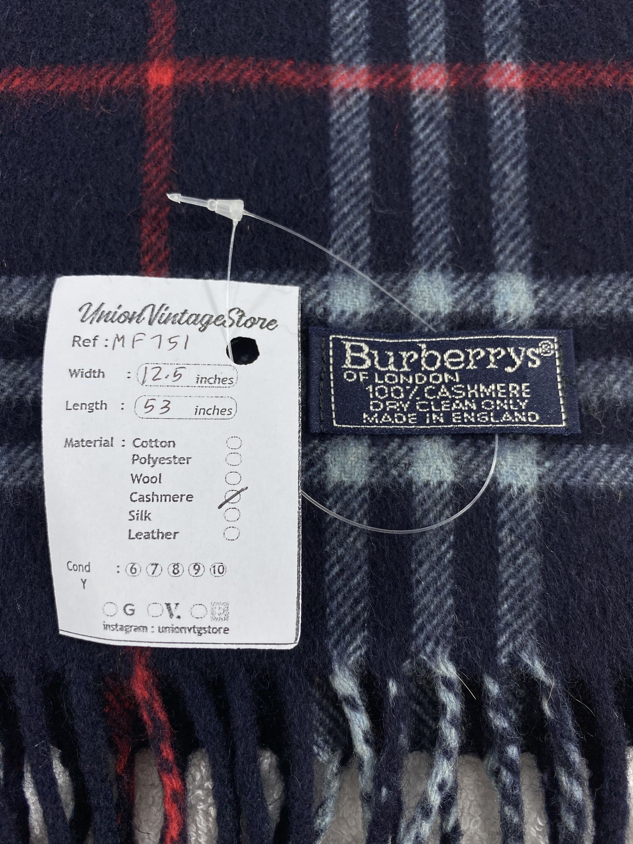 Burberry Vintage Burberry Scarf/Muffler/Neckwear MF751 Size ONE SIZE - 4 Thumbnail