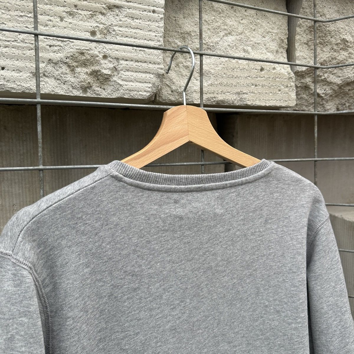 Japanese Brand Soulland Crying Faces Sweatshirt M Crewneck Grey Embroidery Size US M / EU 48-50 / 2 - 12 Thumbnail