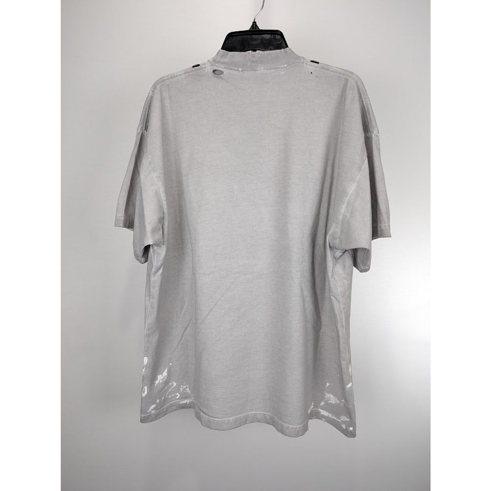 Balenciaga o1rshd1 Short Sleeve T-Shirt in Grey Size US XL / EU 56 / 4 - 12 Thumbnail